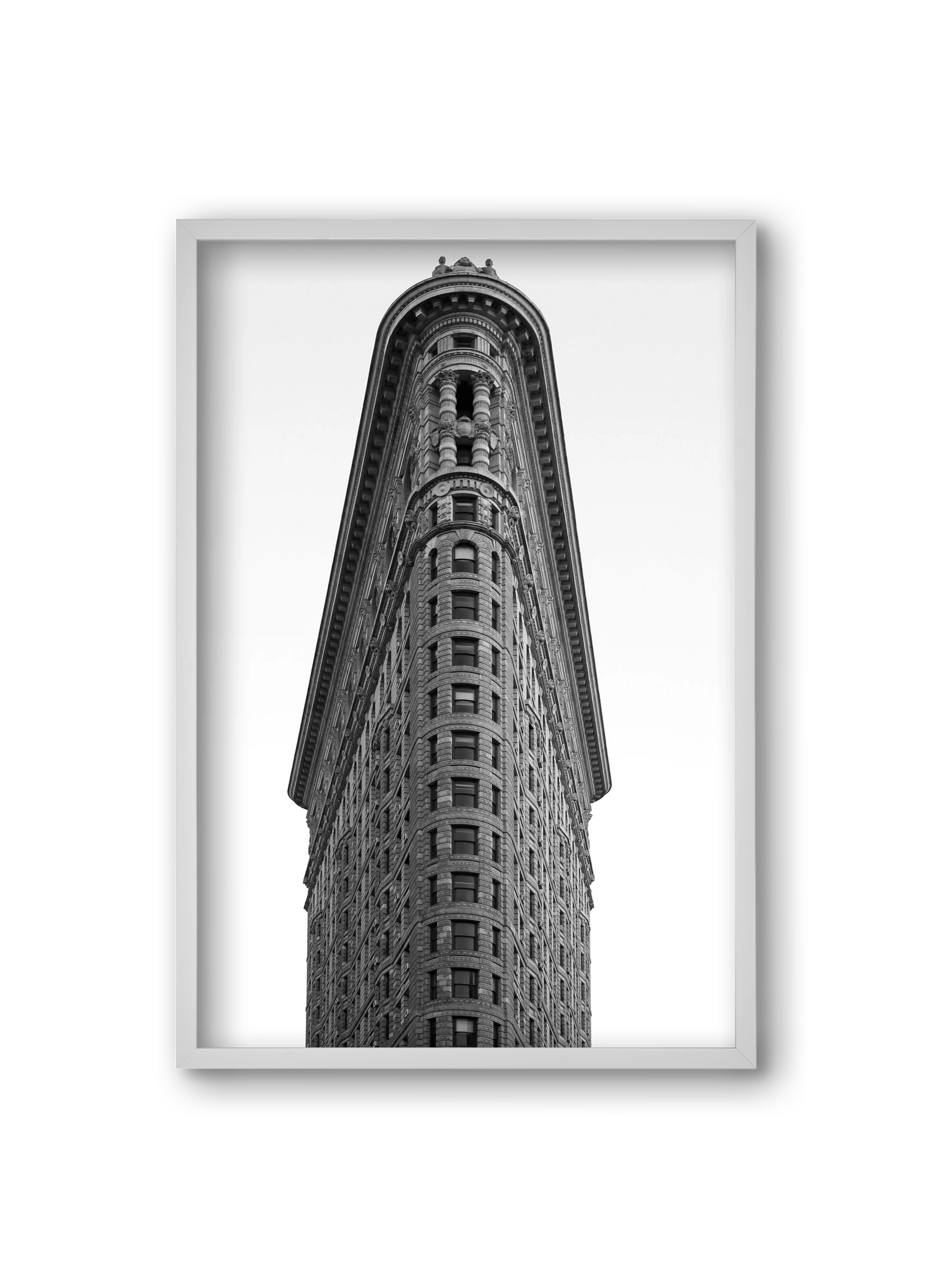 Down town, 20x30 cm (20x30 cm), Fehér keret