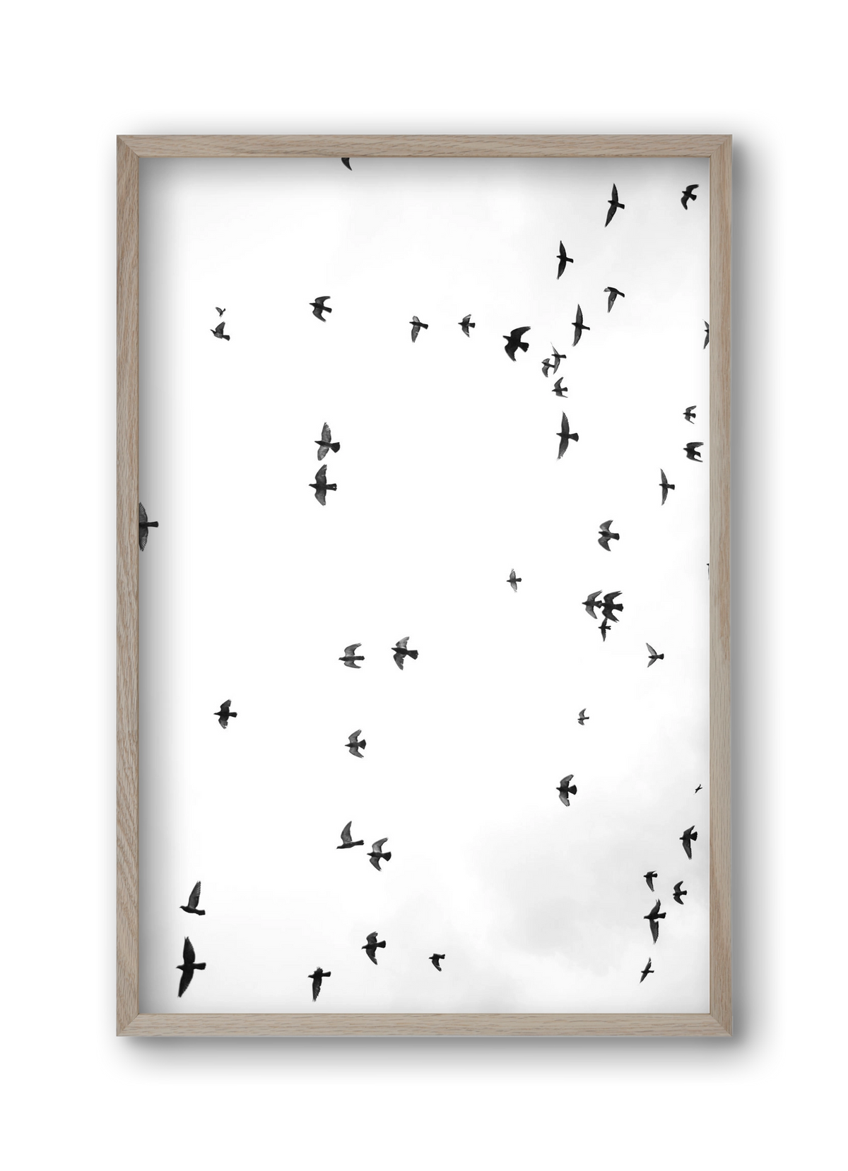 Flight and freedom, 30x45 cm (30x45 cm), Tölgy keret