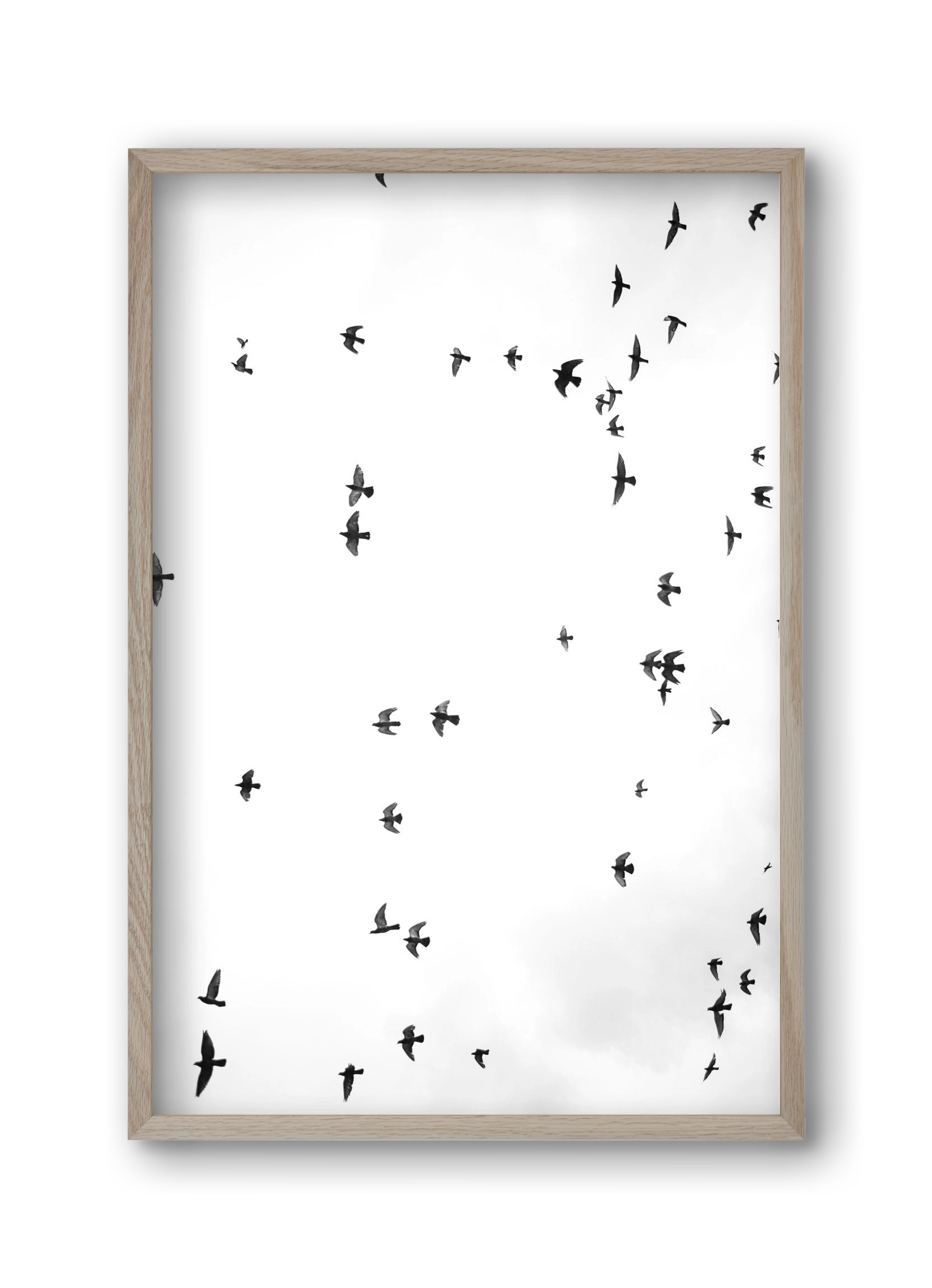 Flight and freedom, 30x45 cm (30x45 cm), Tölgy keret