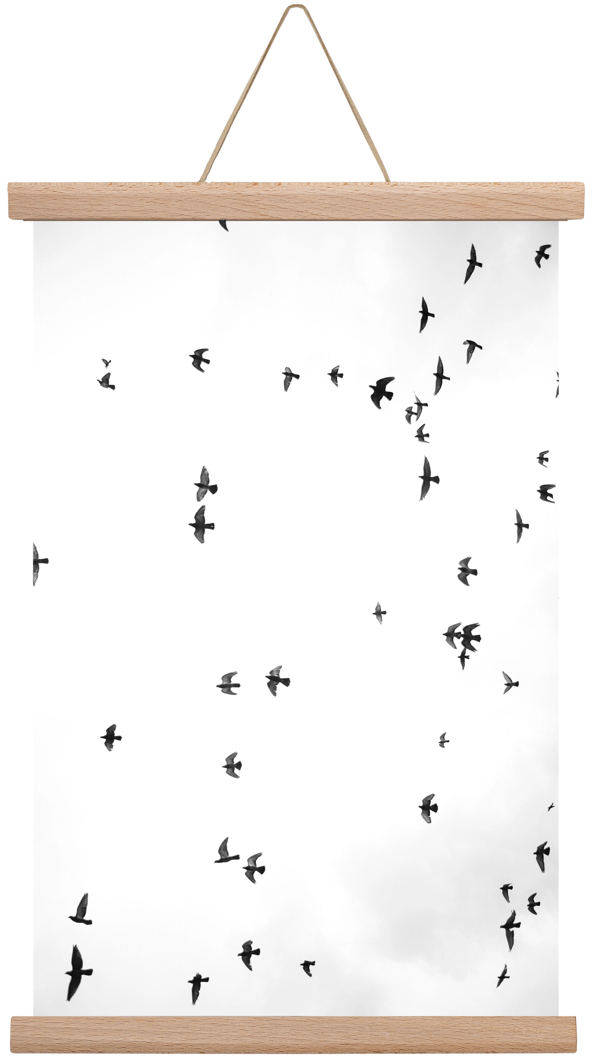 Flight and freedom, 30x45 cm (30x45 cm), Tölgy akasztó