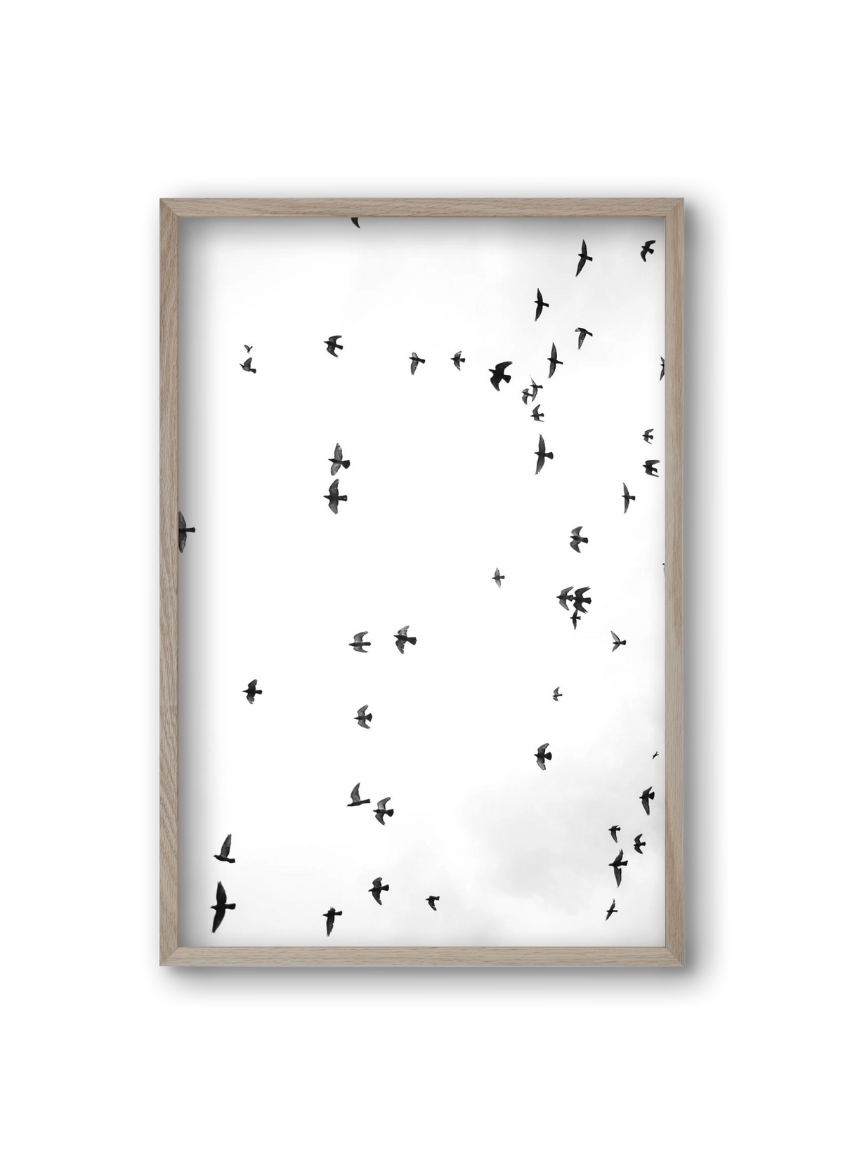 Flight and freedom, 20x30 cm (20x30 cm), Tölgy keret