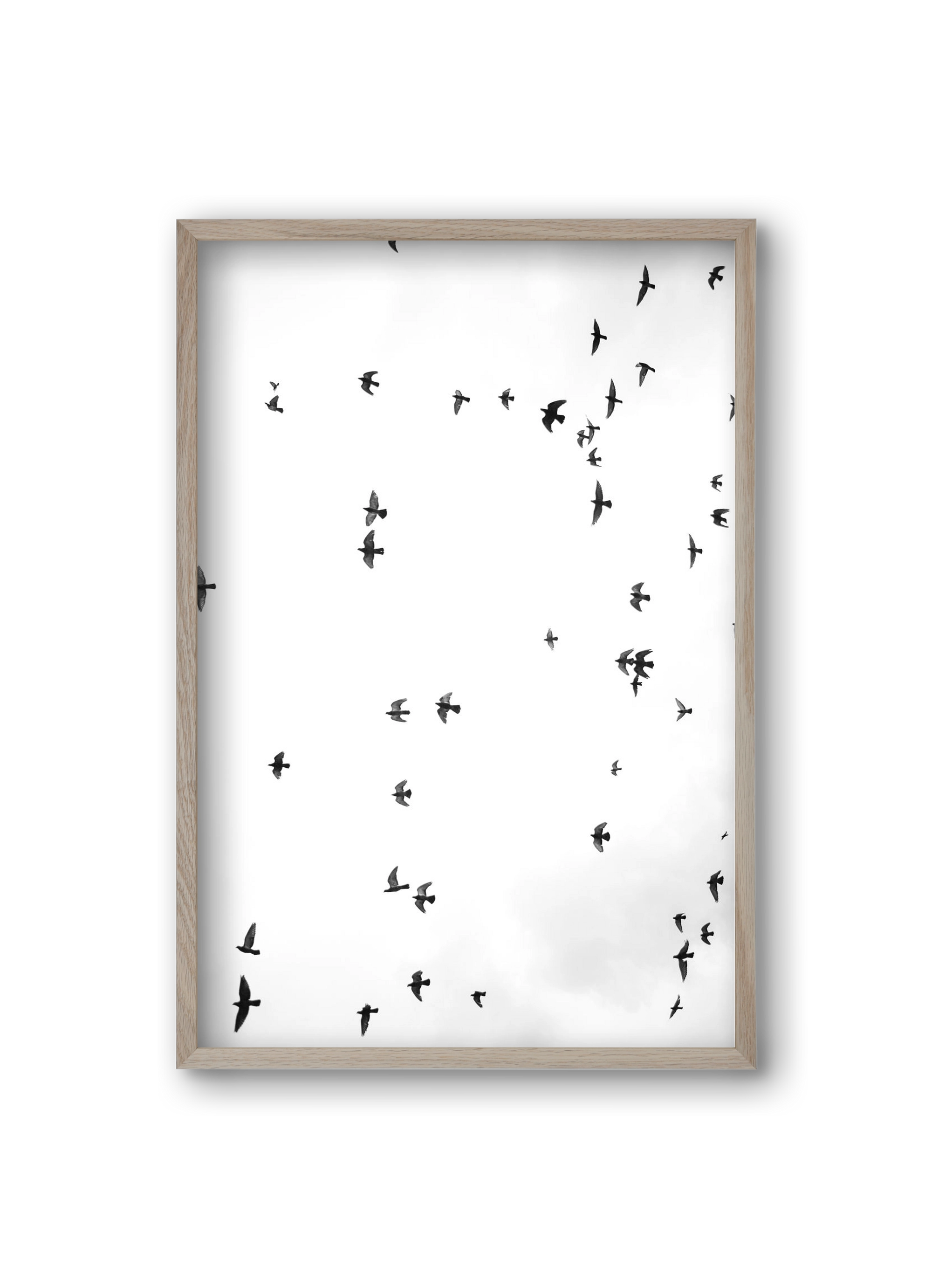 Flight and freedom, 20x30 cm (20x30 cm), Tölgy keret