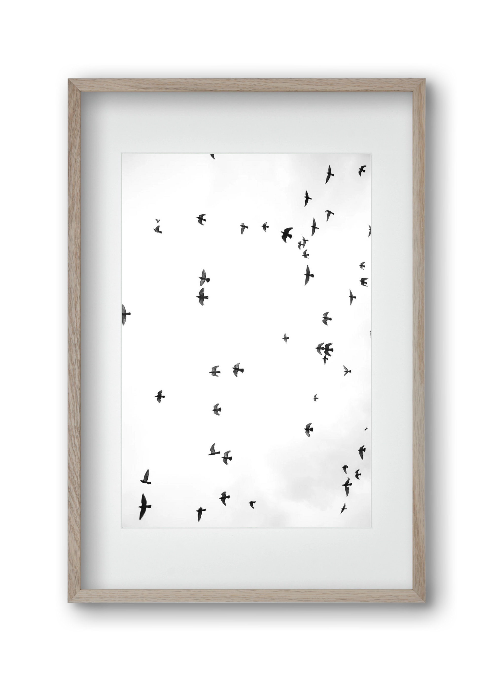 Flight and freedom, 30x45 cm (20x30 cm), Tölgy keret, paszpartuval