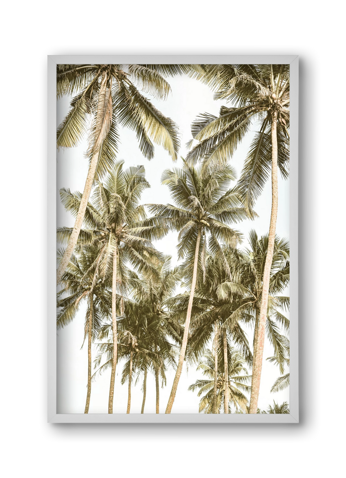 Island bliss, 30x45 cm (30x45 cm), Fehér keret