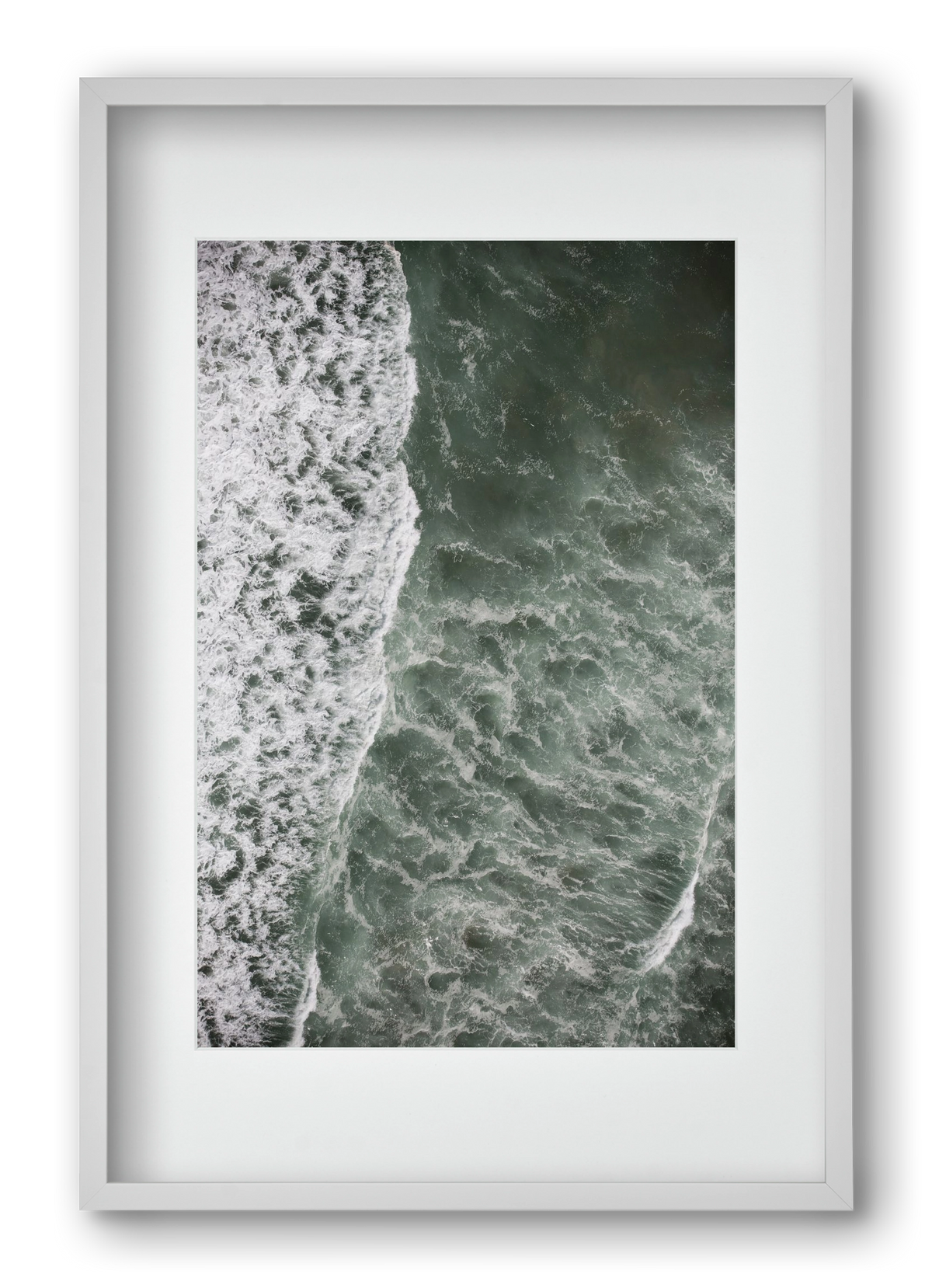 Oceanic, 40x60 cm (30x45 cm), Fehér keret, paszpartuval