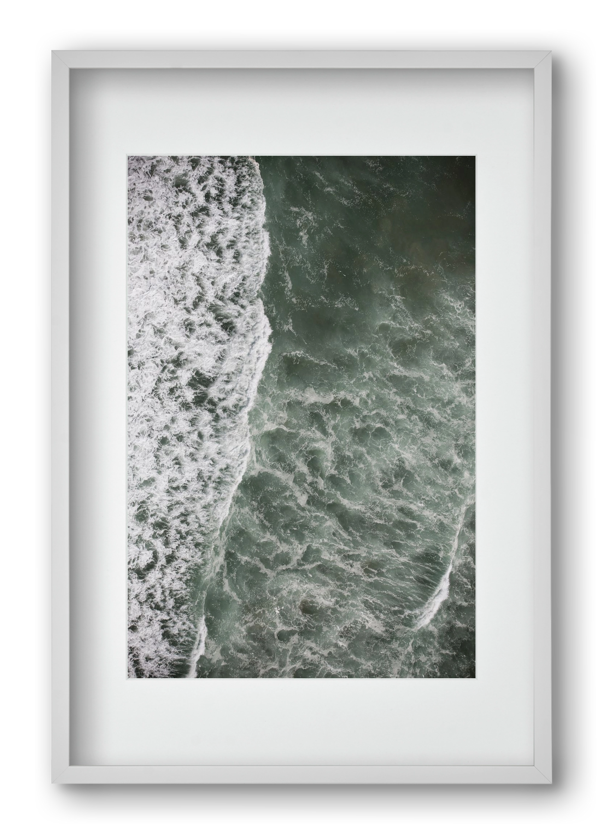 Oceanic, 40x60 cm (30x45 cm), Fehér keret, paszpartuval