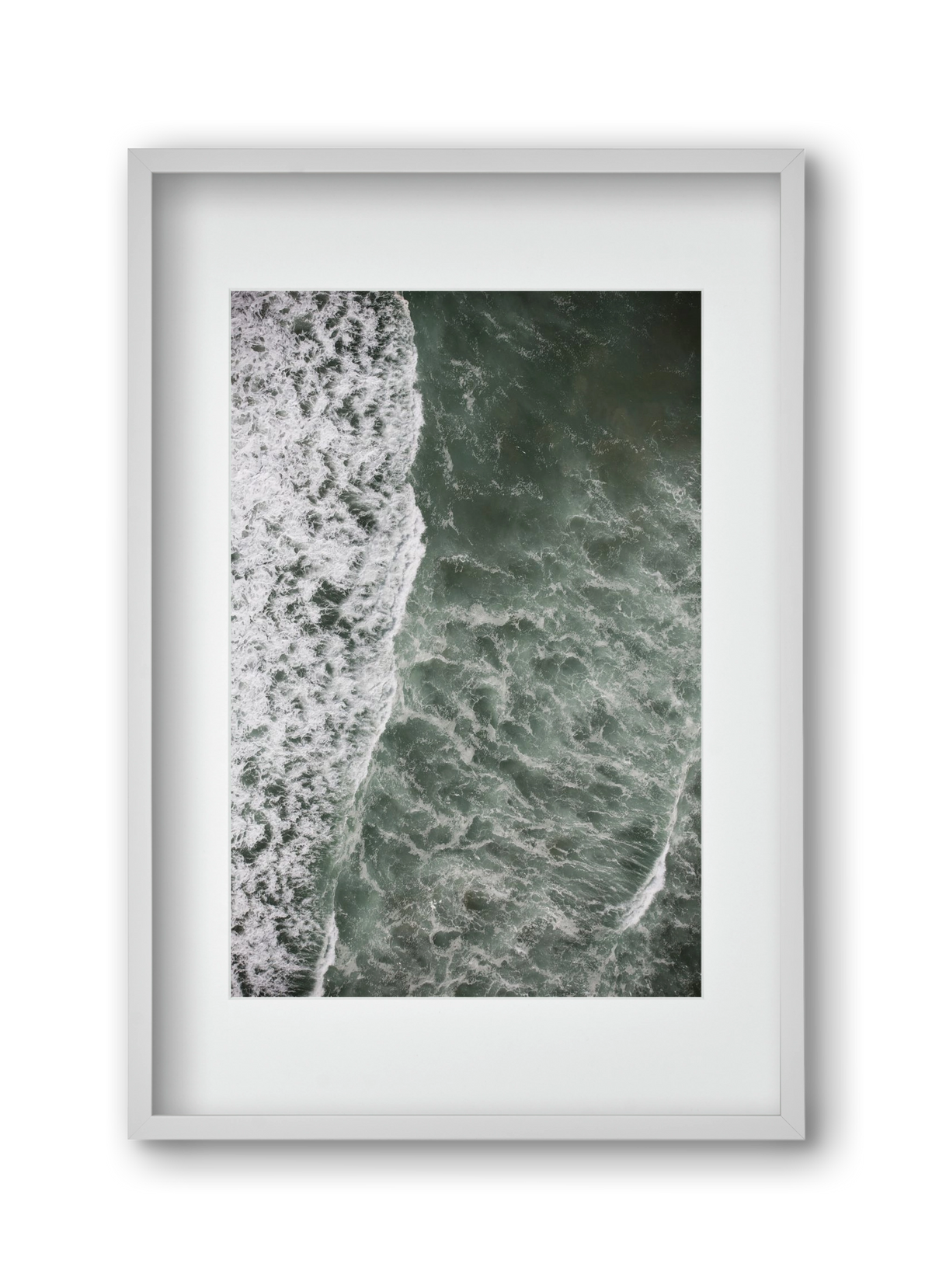 Oceanic, 30x45 cm (20x30 cm), Fehér keret, paszpartuval