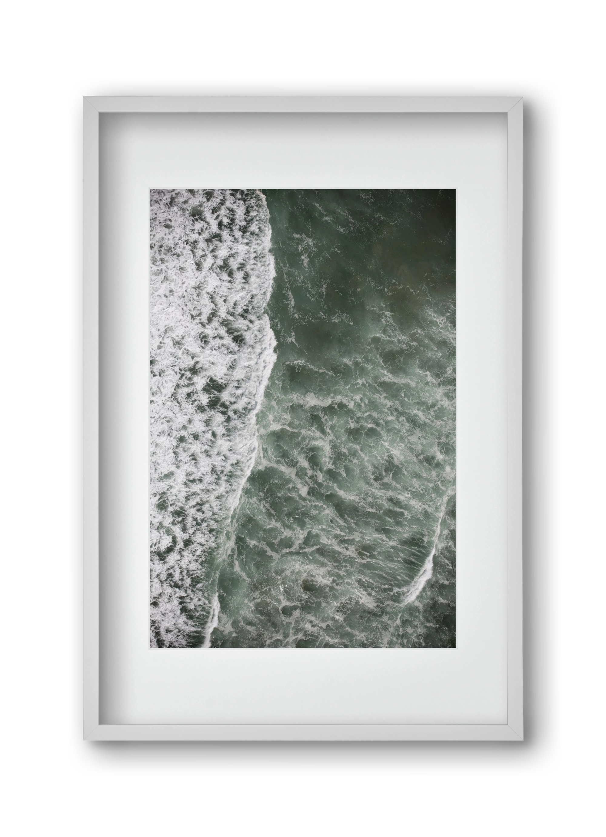 Oceanic, 30x45 cm (20x30 cm), Fehér keret, paszpartuval