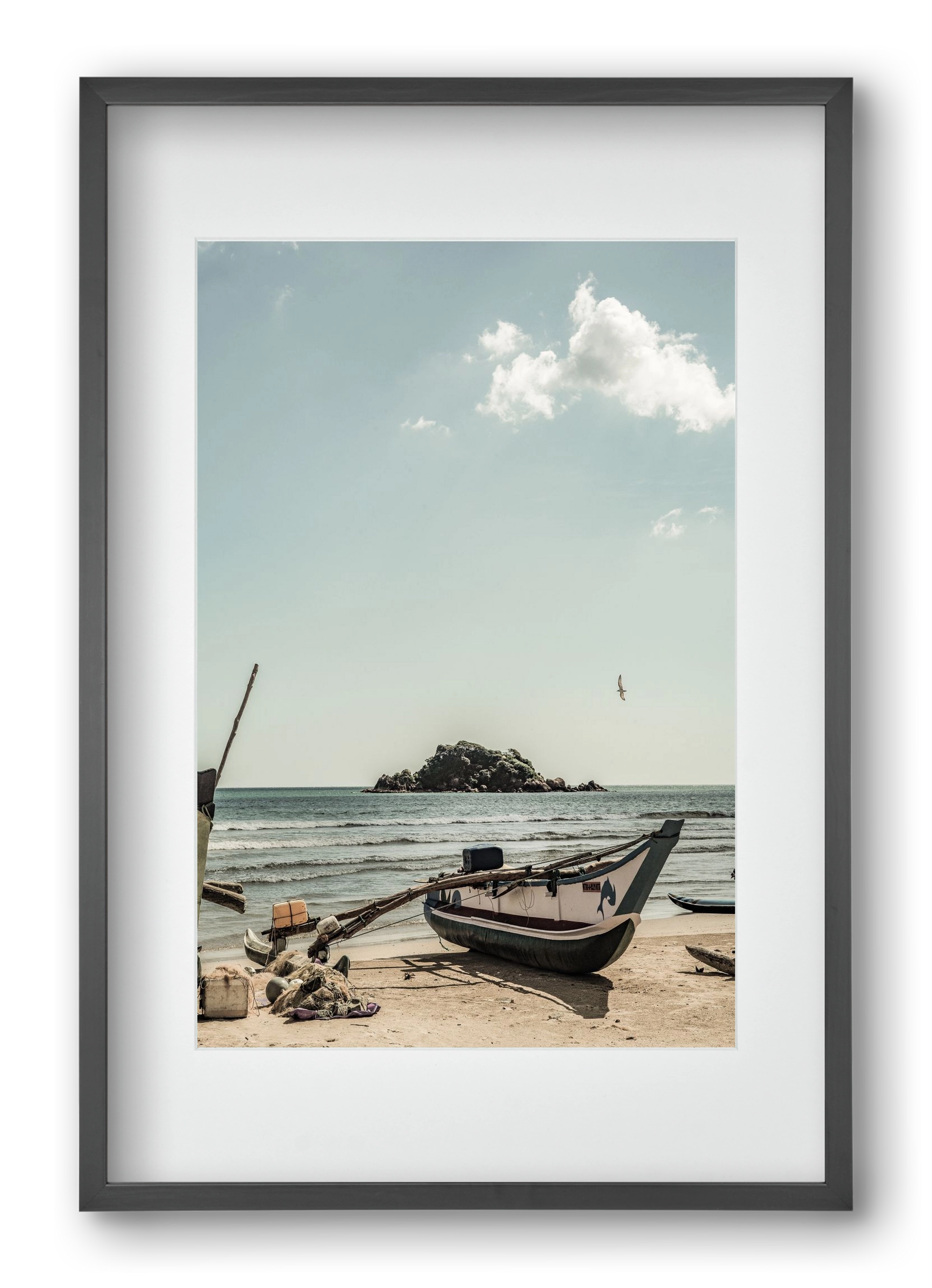 Of the sea, 40x60 cm (30x45 cm), Fekete keret, paszpartuval