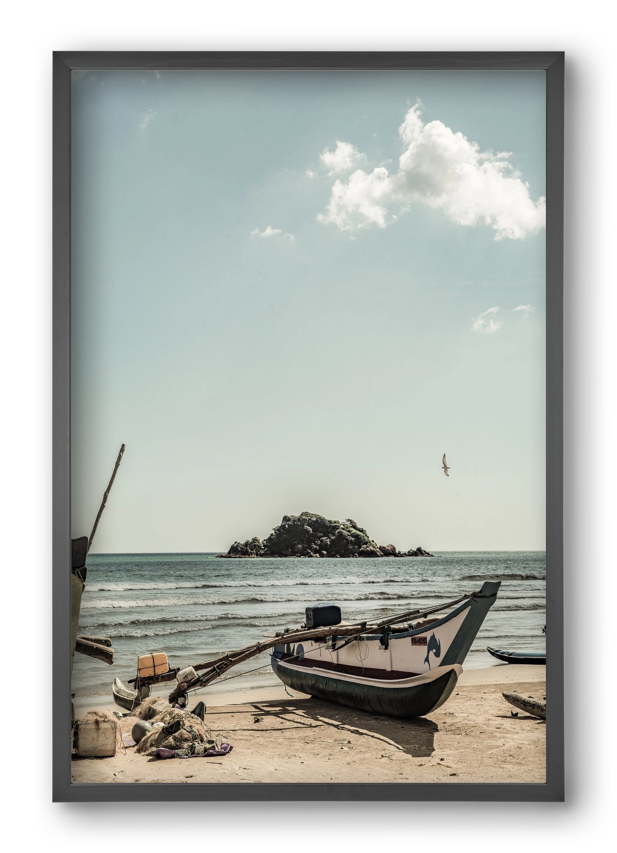 Of the sea, 40x60 cm (40x60 cm), Fekete keret