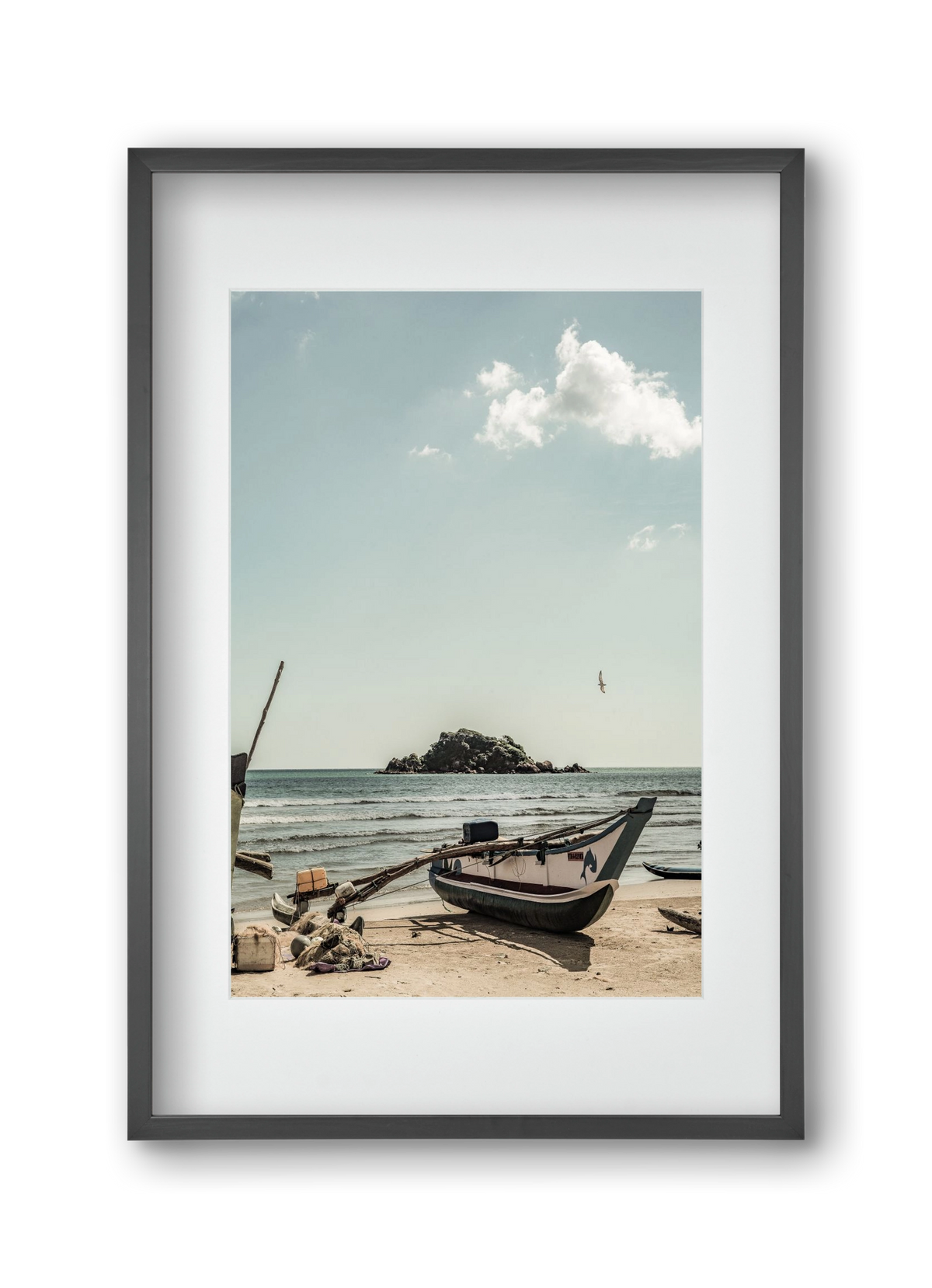 Of the sea, 30x45 cm (20x30 cm), Fekete keret, paszpartuval