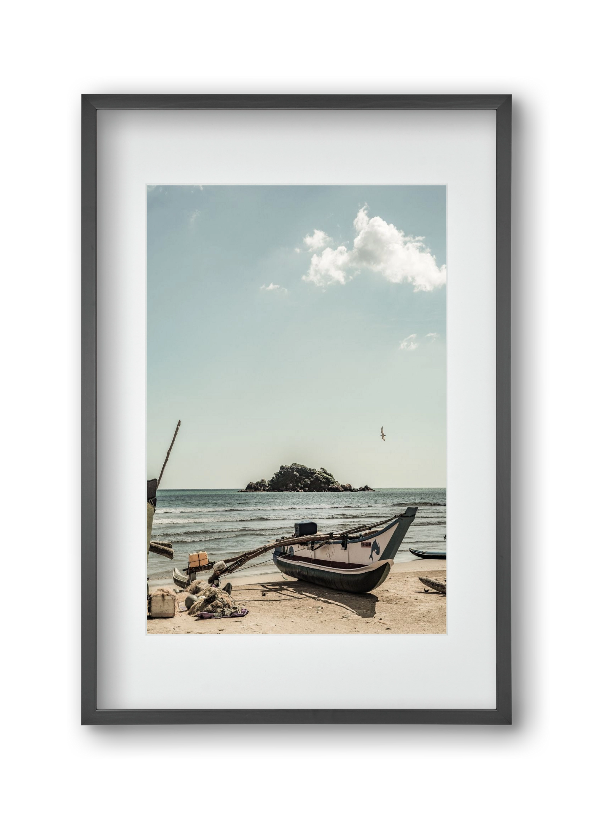 Of the sea, 30x45 cm (20x30 cm), Fekete keret, paszpartuval