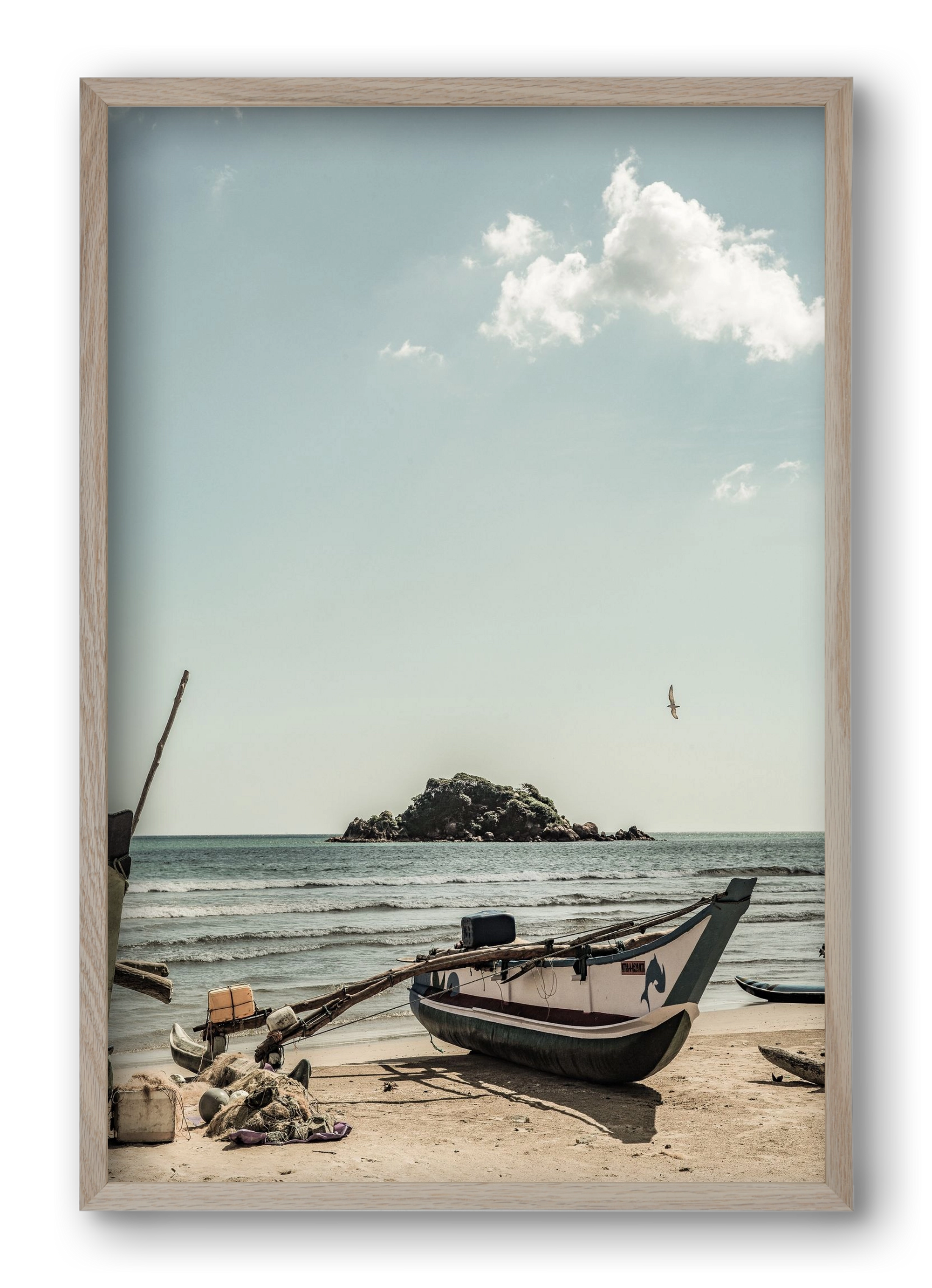 Of the sea, 40x60 cm (40x60 cm), Tölgy keret