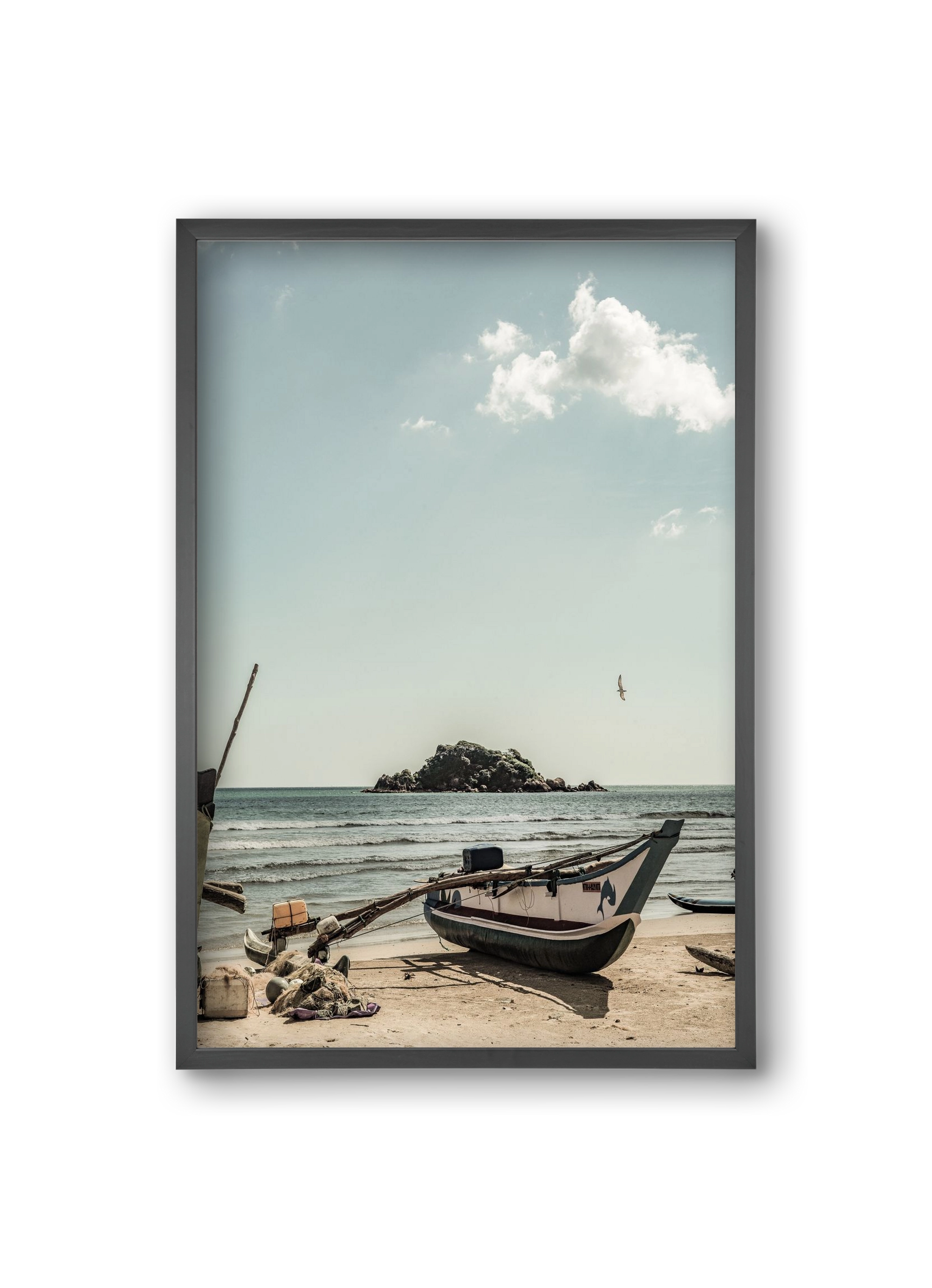 Of the sea, 20x30 cm (20x30 cm), Fekete keret