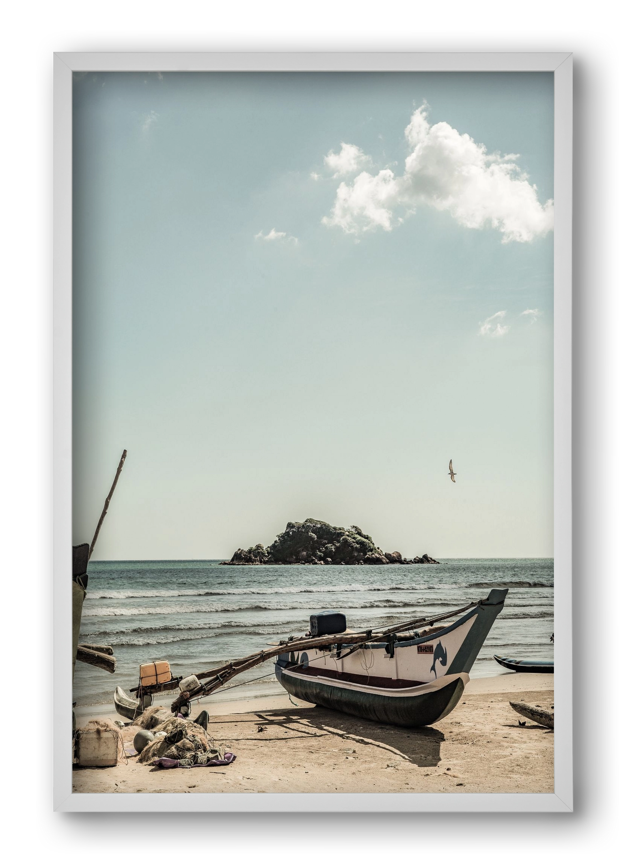 Of the sea, 40x60 cm (40x60 cm), Fehér keret