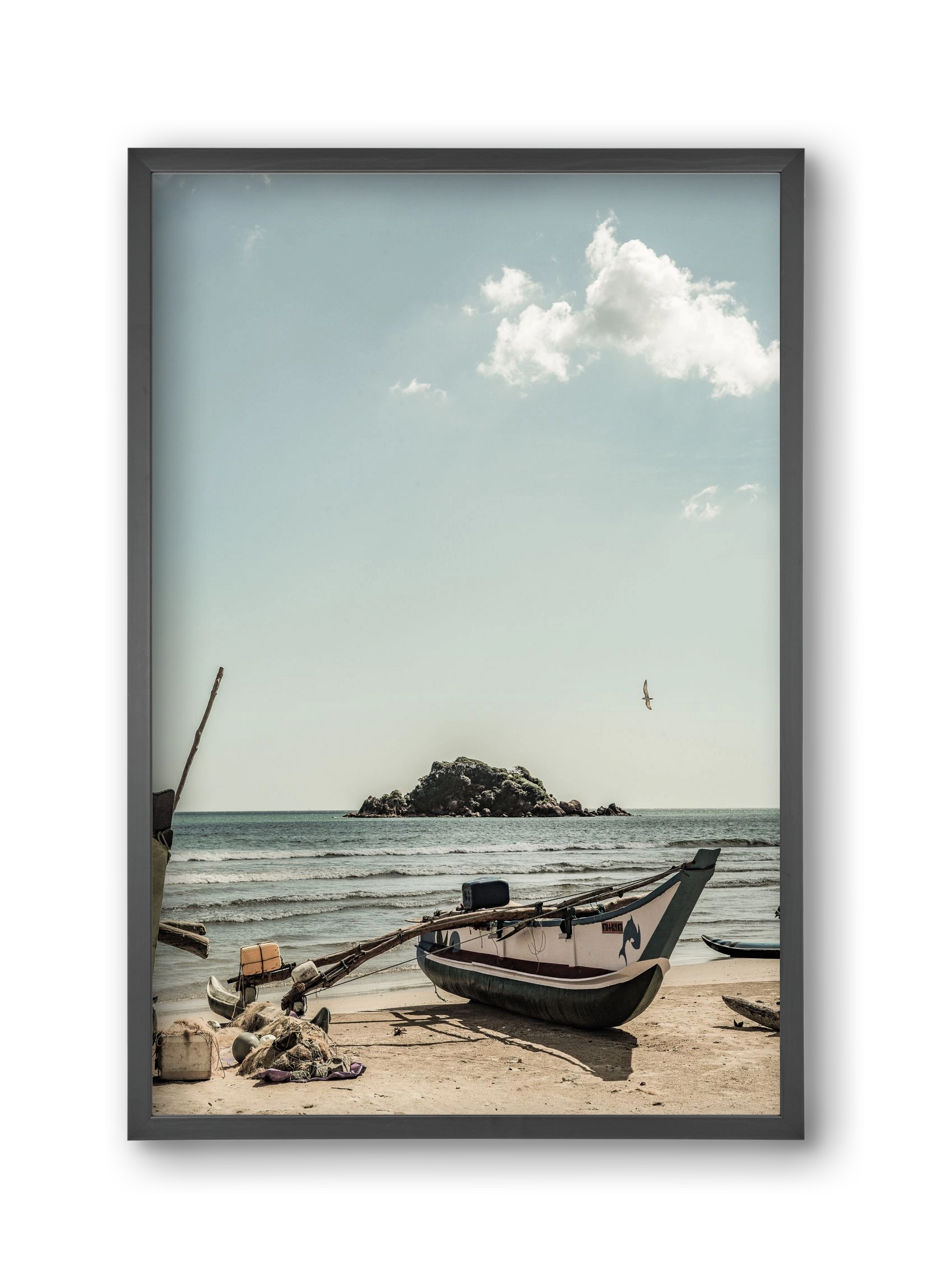 Of the sea, 30x45 cm (30x45 cm), Fekete keret