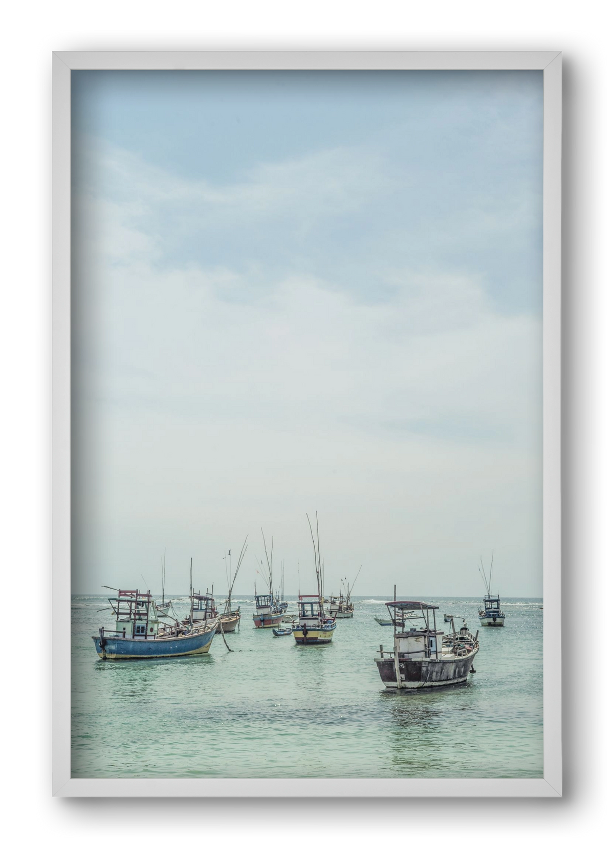 Sea & Salt, 40x60 cm (40x60 cm), Fehér keret