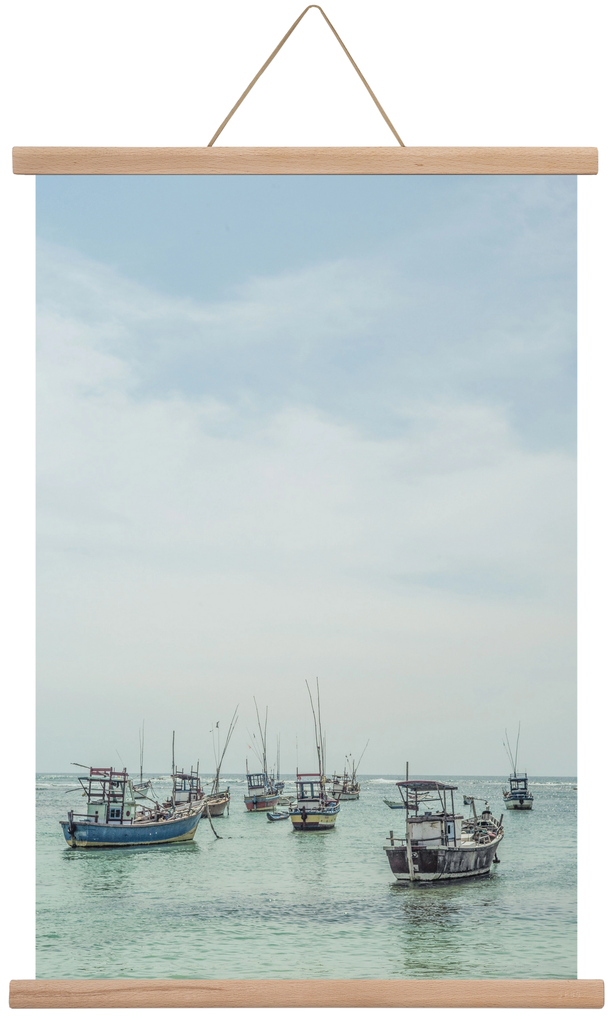 Sea & Salt, 40x60 cm (40x60 cm), Tölgy akasztó
