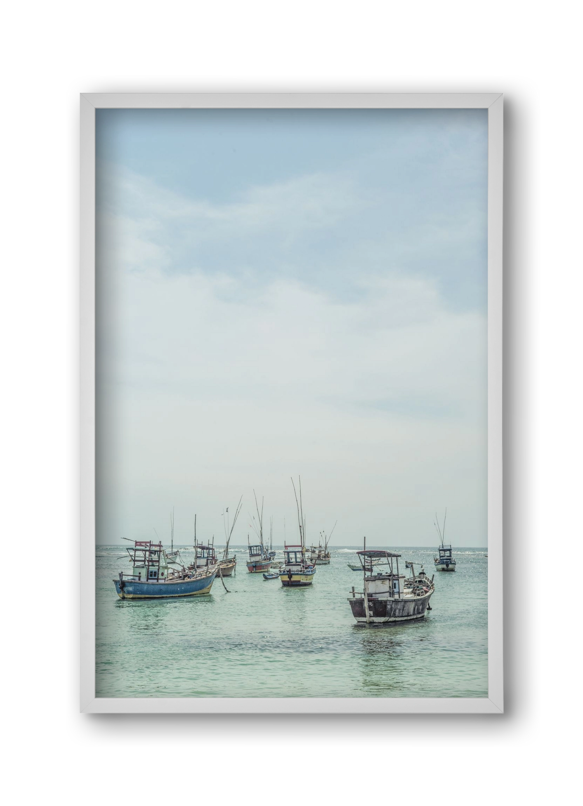 Sea & Salt, 30x45 cm (30x45 cm), Fehér keret