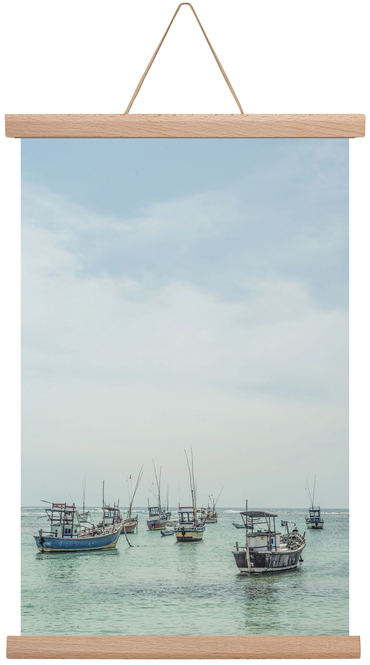Sea & Salt, 30x45 cm (30x45 cm), Tölgy akasztó