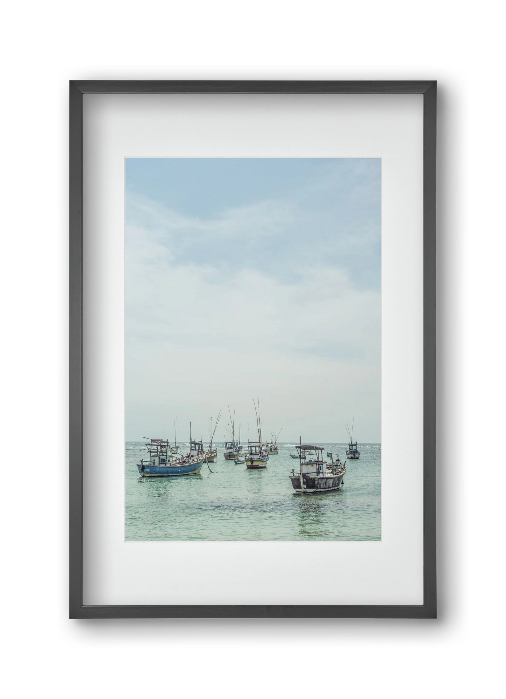 Sea & Salt, 30x45 cm (20x30 cm), Fekete keret, paszpartuval