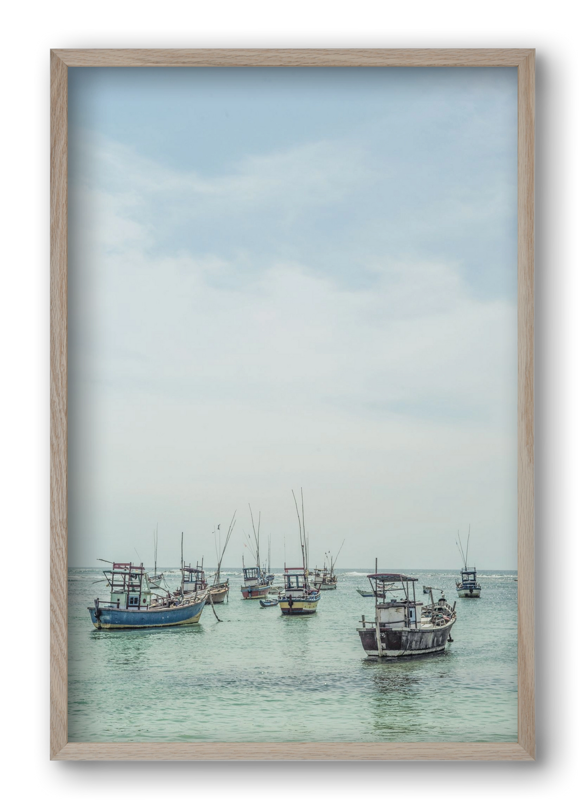 Sea & Salt, 40x60 cm (40x60 cm), Tölgy keret