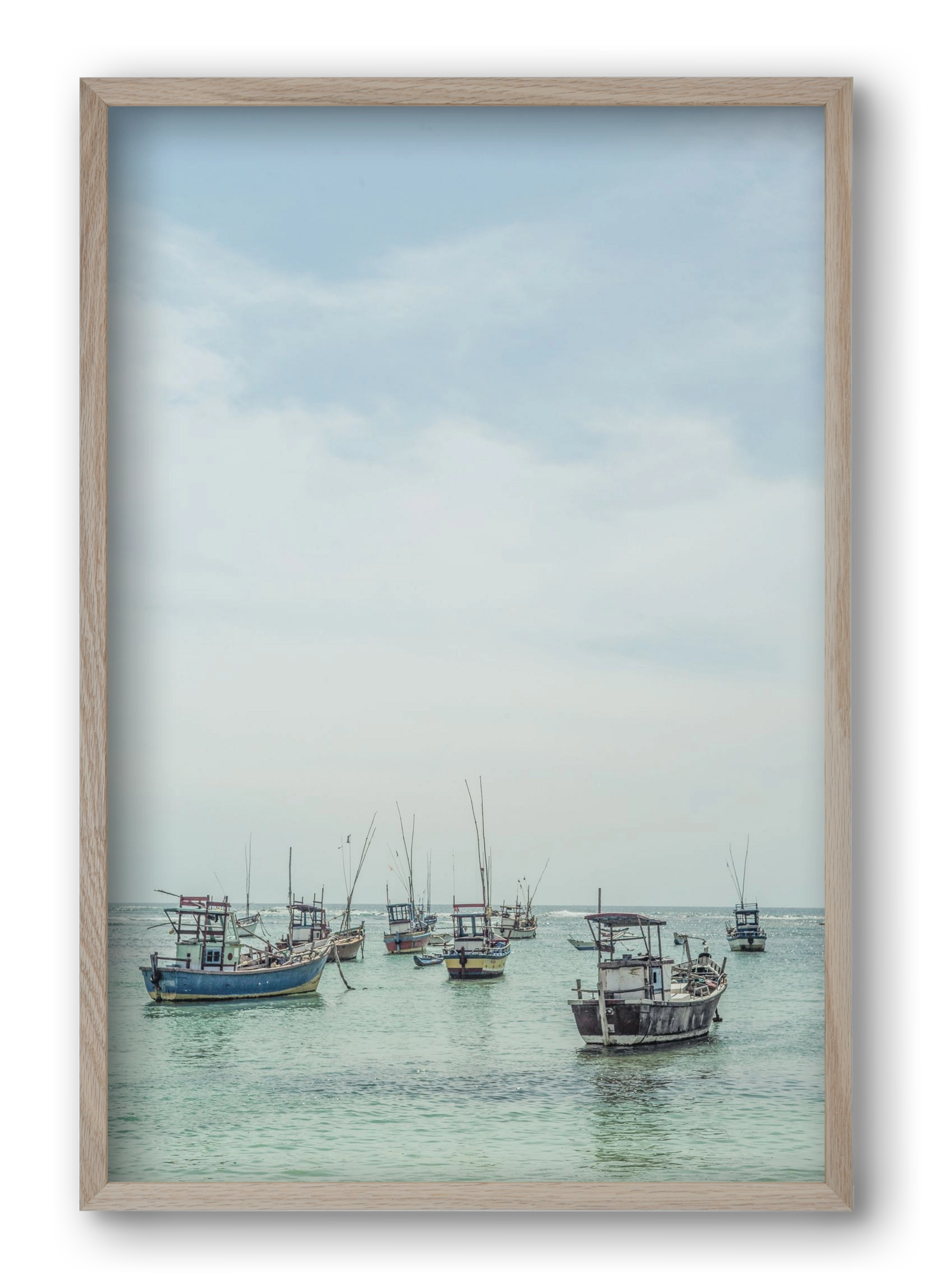 Sea & Salt, 40x60 cm (40x60 cm), Tölgy keret