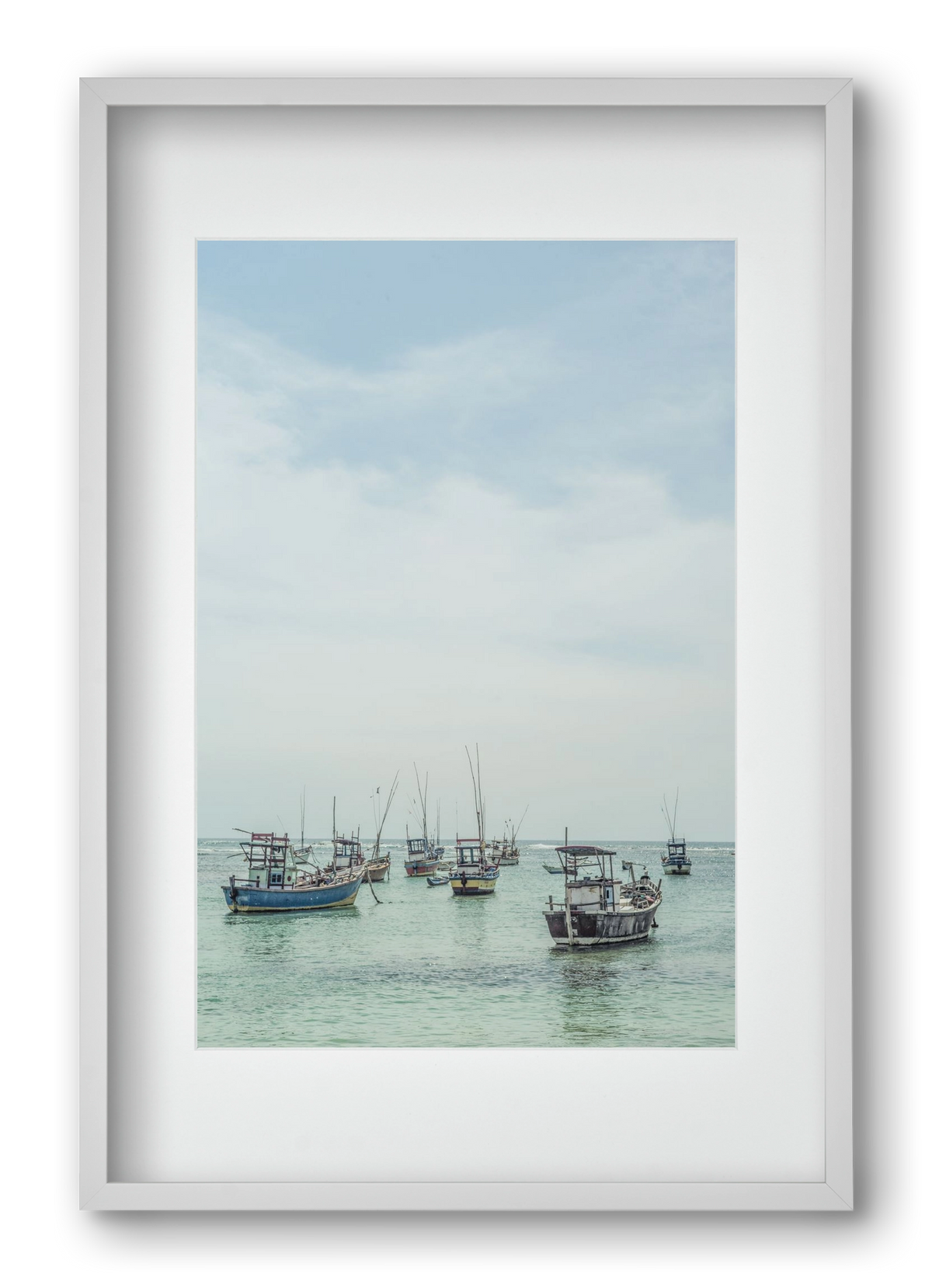 Sea & Salt, 40x60 cm (30x45 cm), Fehér keret, paszpartuval