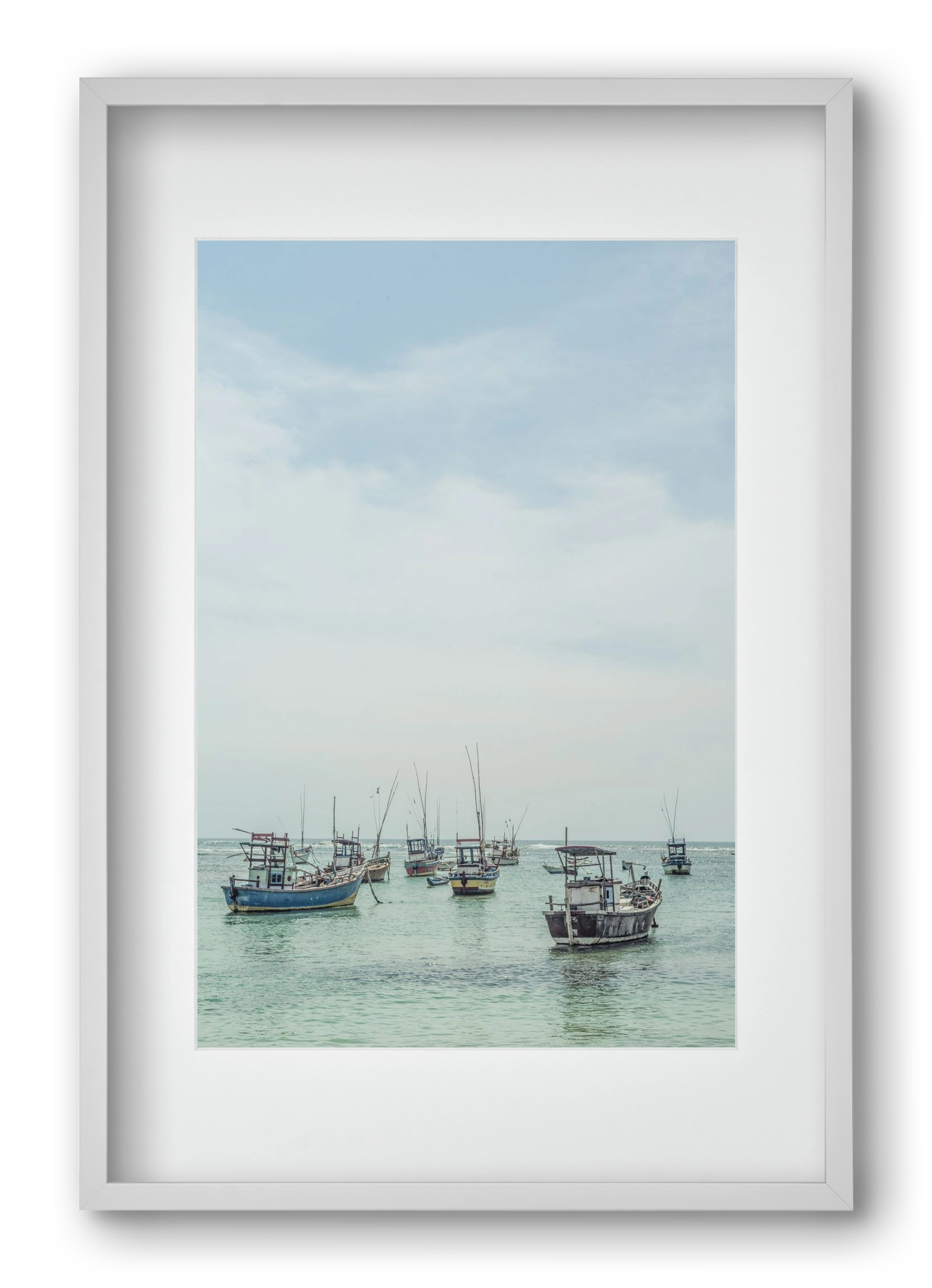 Sea & Salt, 40x60 cm (30x45 cm), Fehér keret, paszpartuval