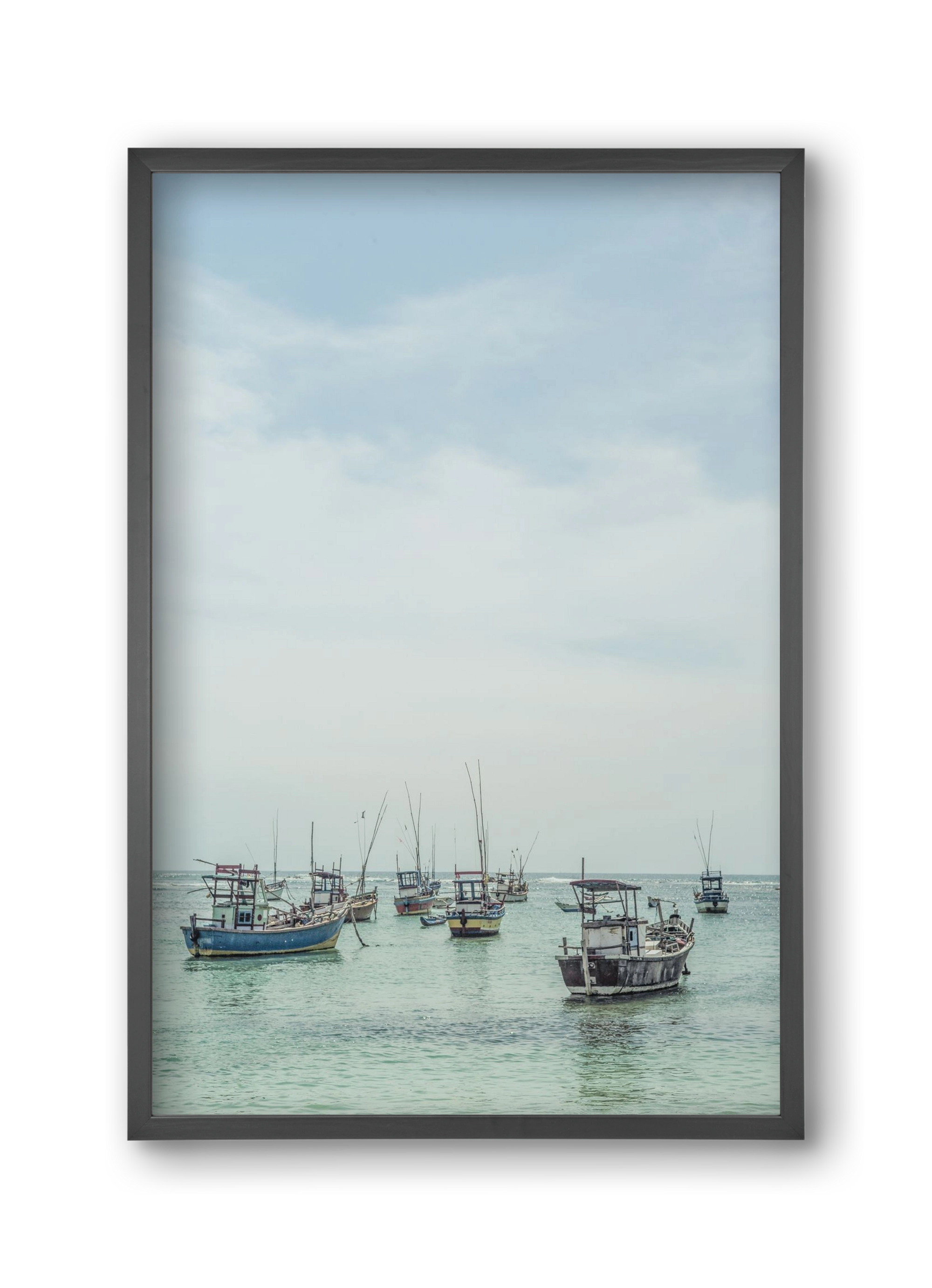 Sea & Salt, 30x45 cm (30x45 cm), Fekete keret