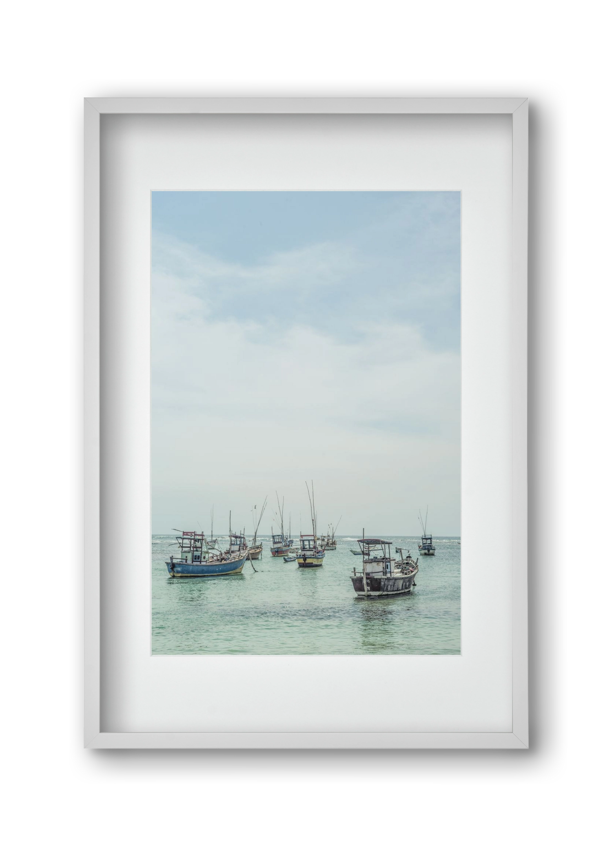 Sea & Salt, 30x45 cm (20x30 cm), Fehér keret, paszpartuval