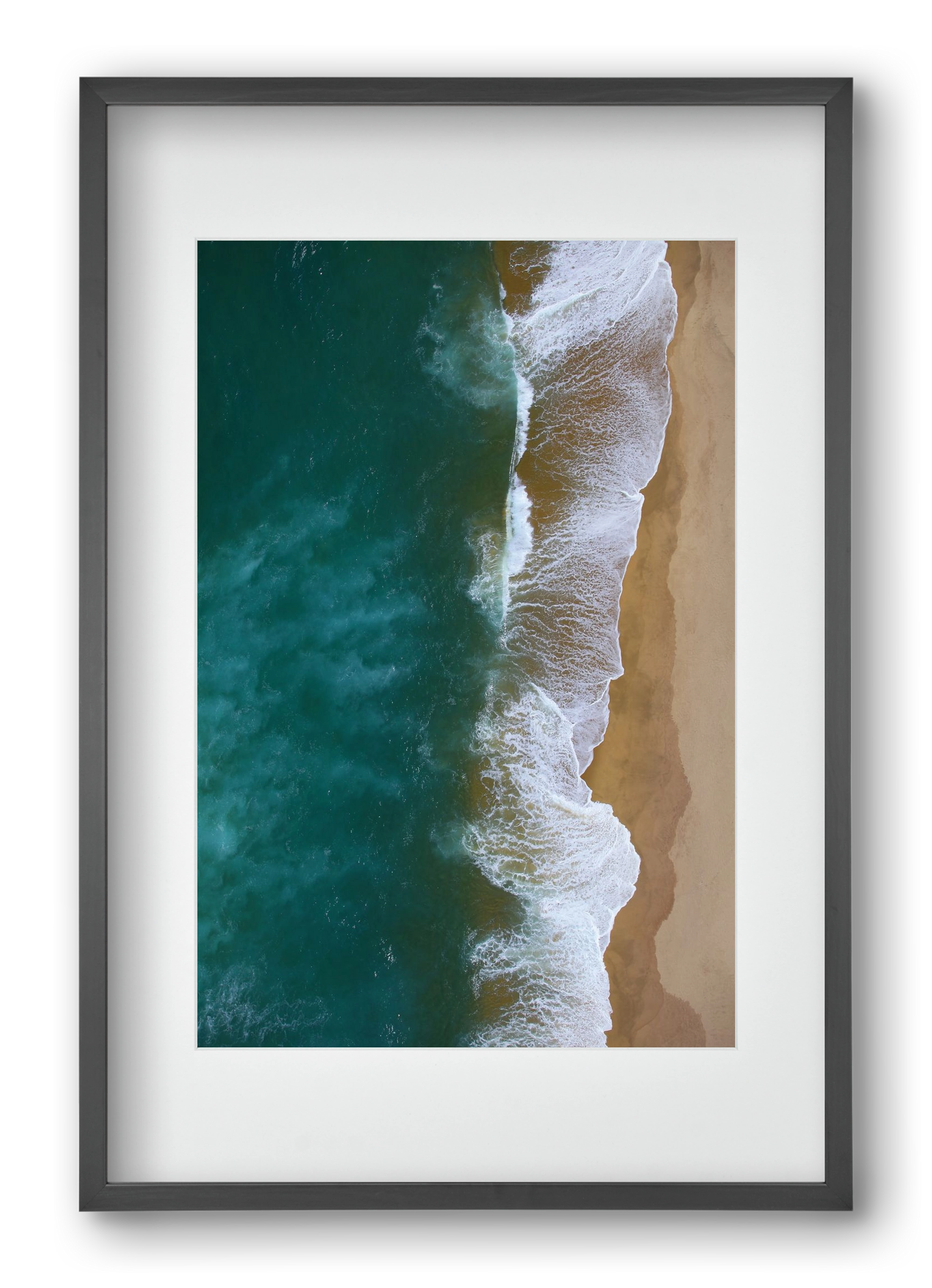 Shorelines, 40x60 cm (30x45 cm), Fekete keret, paszpartuval