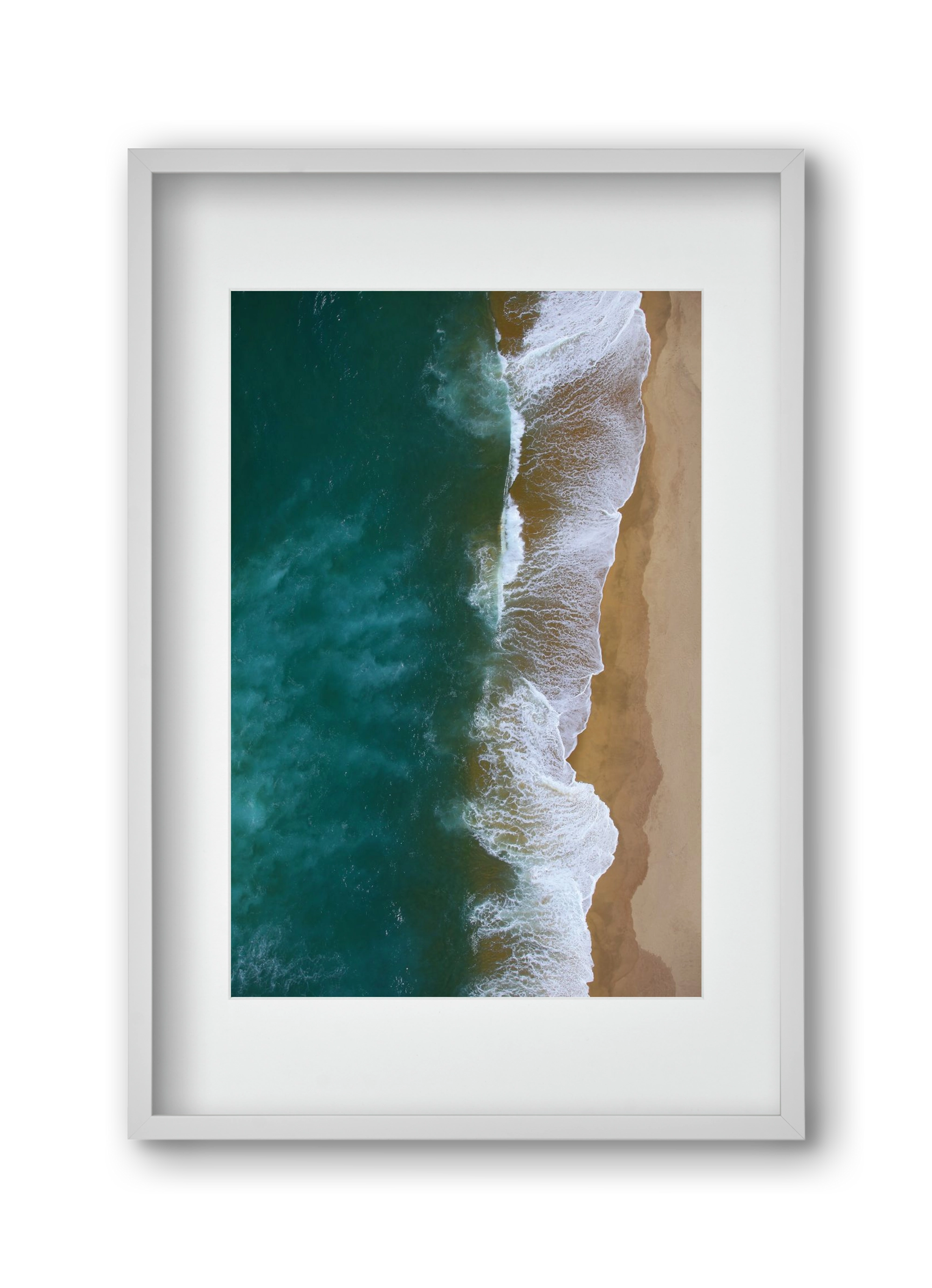 Shorelines, 30x45 cm (20x30 cm), Fehér keret, paszpartuval