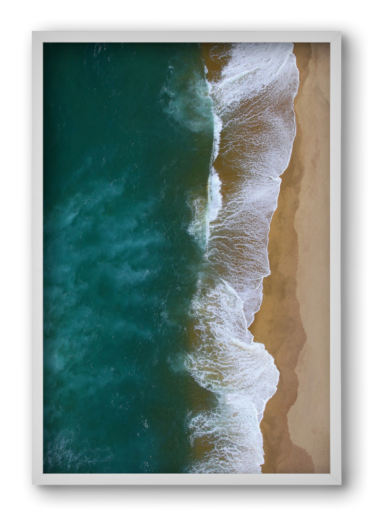 Shorelines, 40x60 cm (40x60 cm), Fehér keret