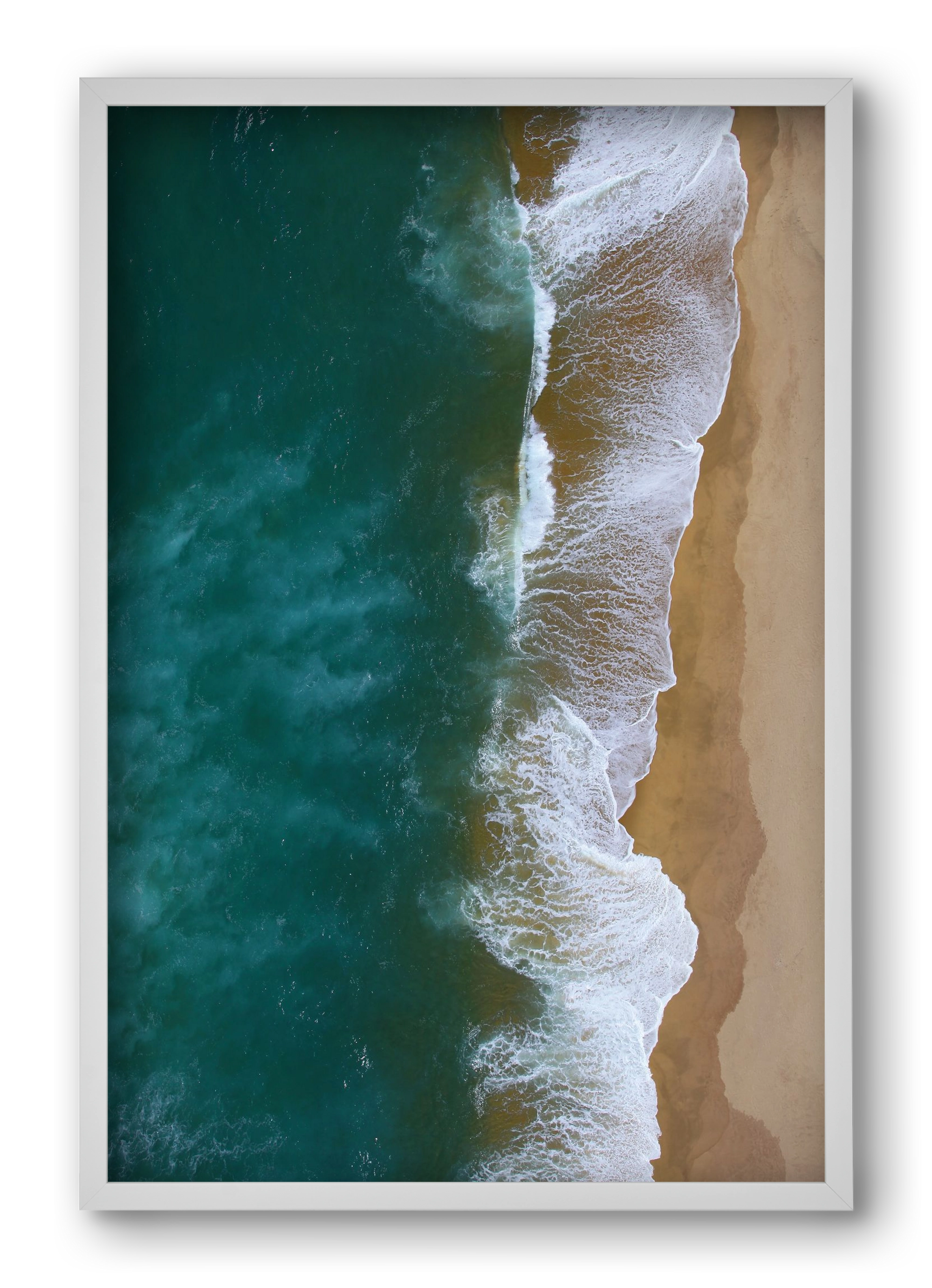 Shorelines, 40x60 cm (40x60 cm), Fehér keret