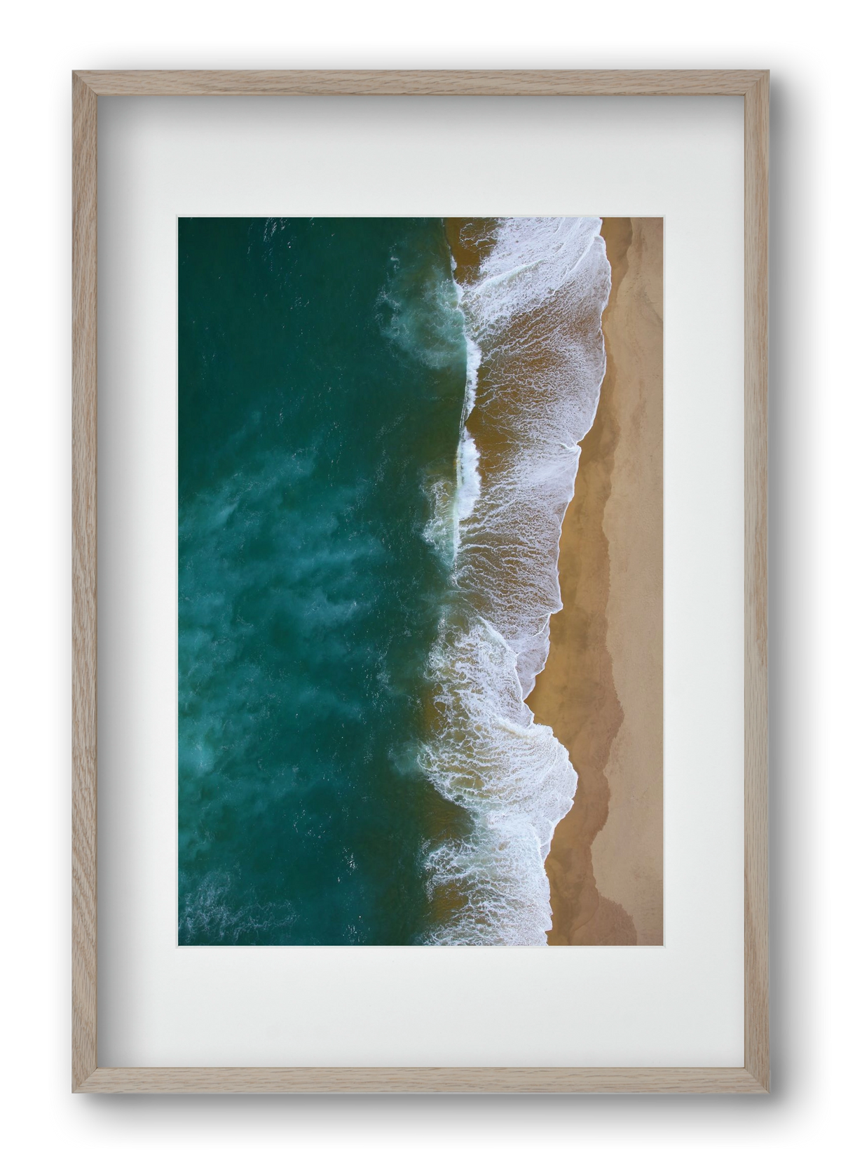 Shorelines, 40x60 cm (30x45 cm), Tölgy keret, paszpartuval