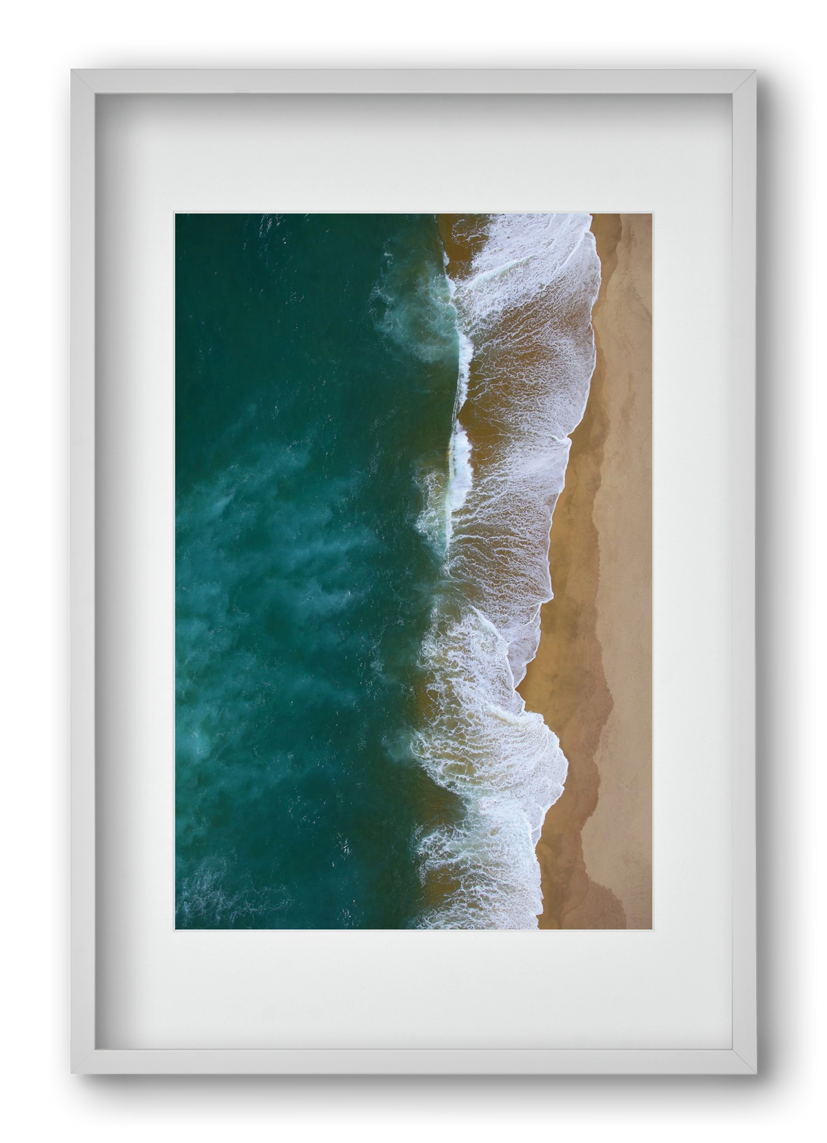 Shorelines, 40x60 cm (30x45 cm), Fehér keret, paszpartuval