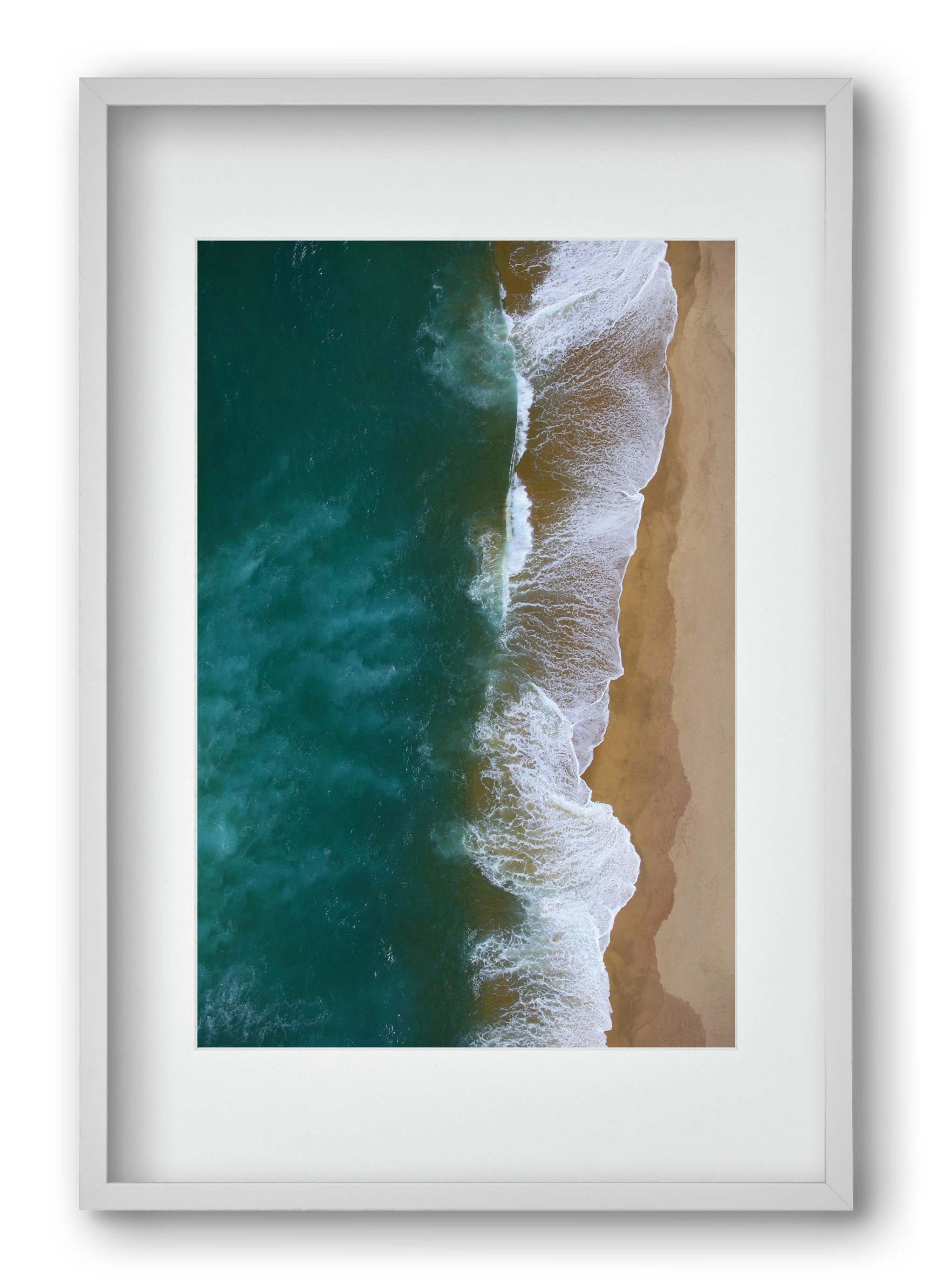 Shorelines, 40x60 cm (30x45 cm), Fehér keret, paszpartuval