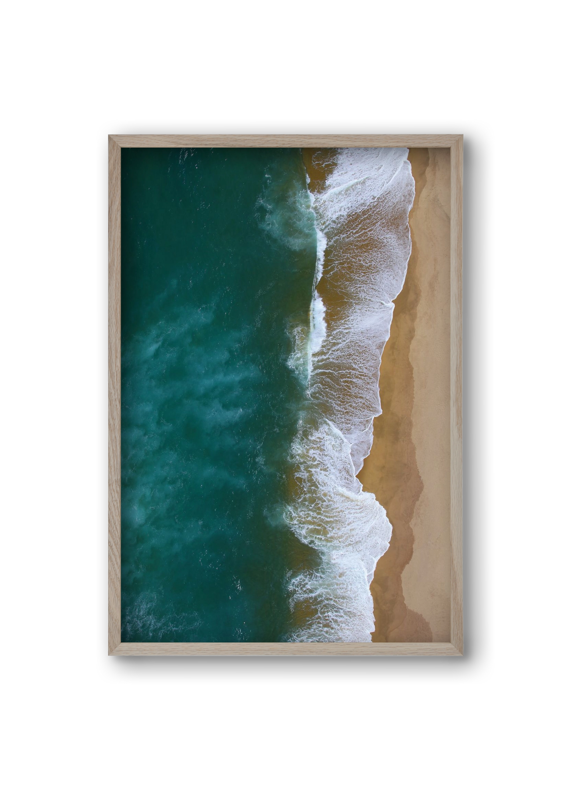 Shorelines, 20x30 cm (20x30 cm), Tölgy keret