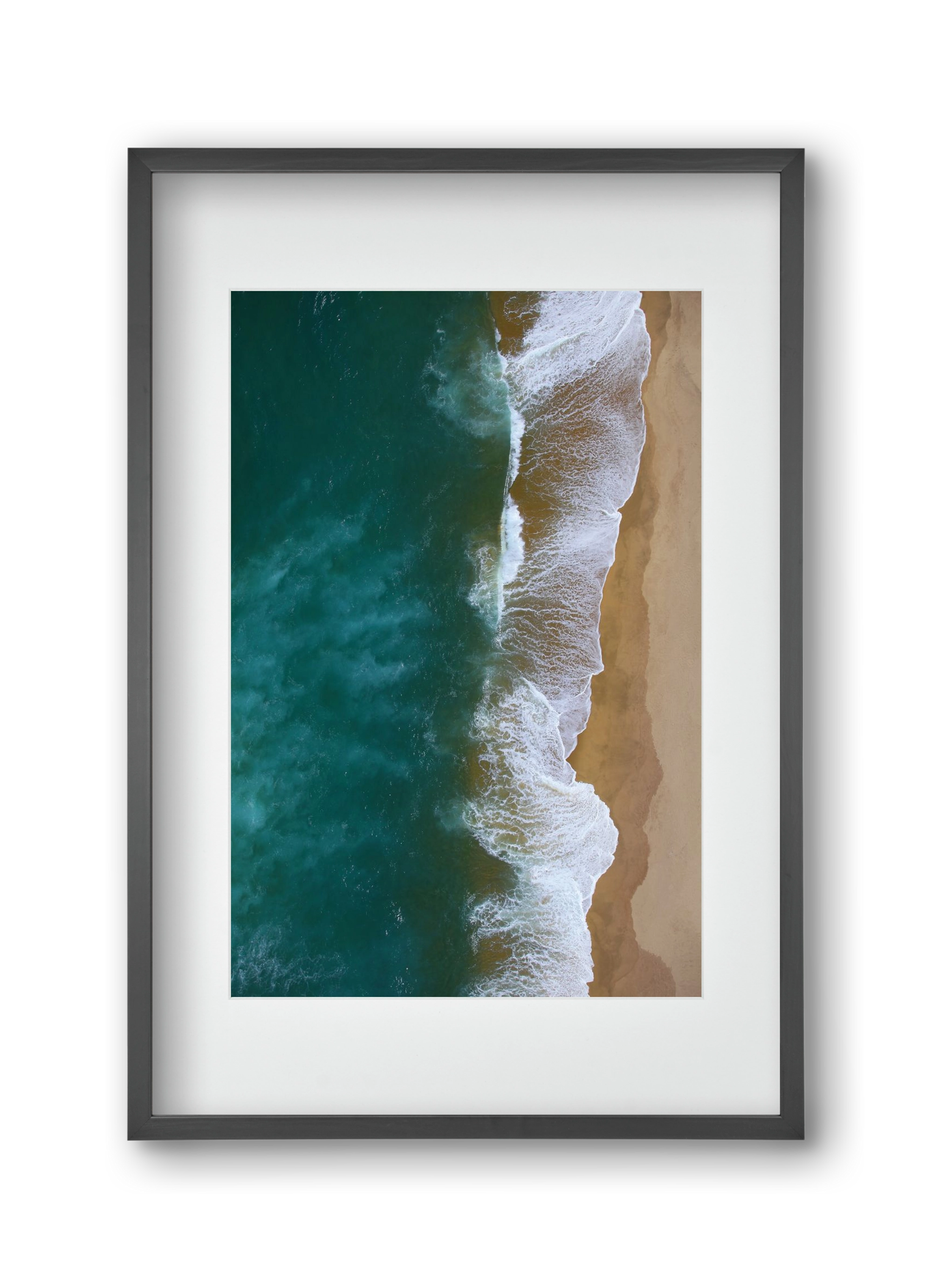 Shorelines, 30x45 cm (20x30 cm), Fekete keret, paszpartuval