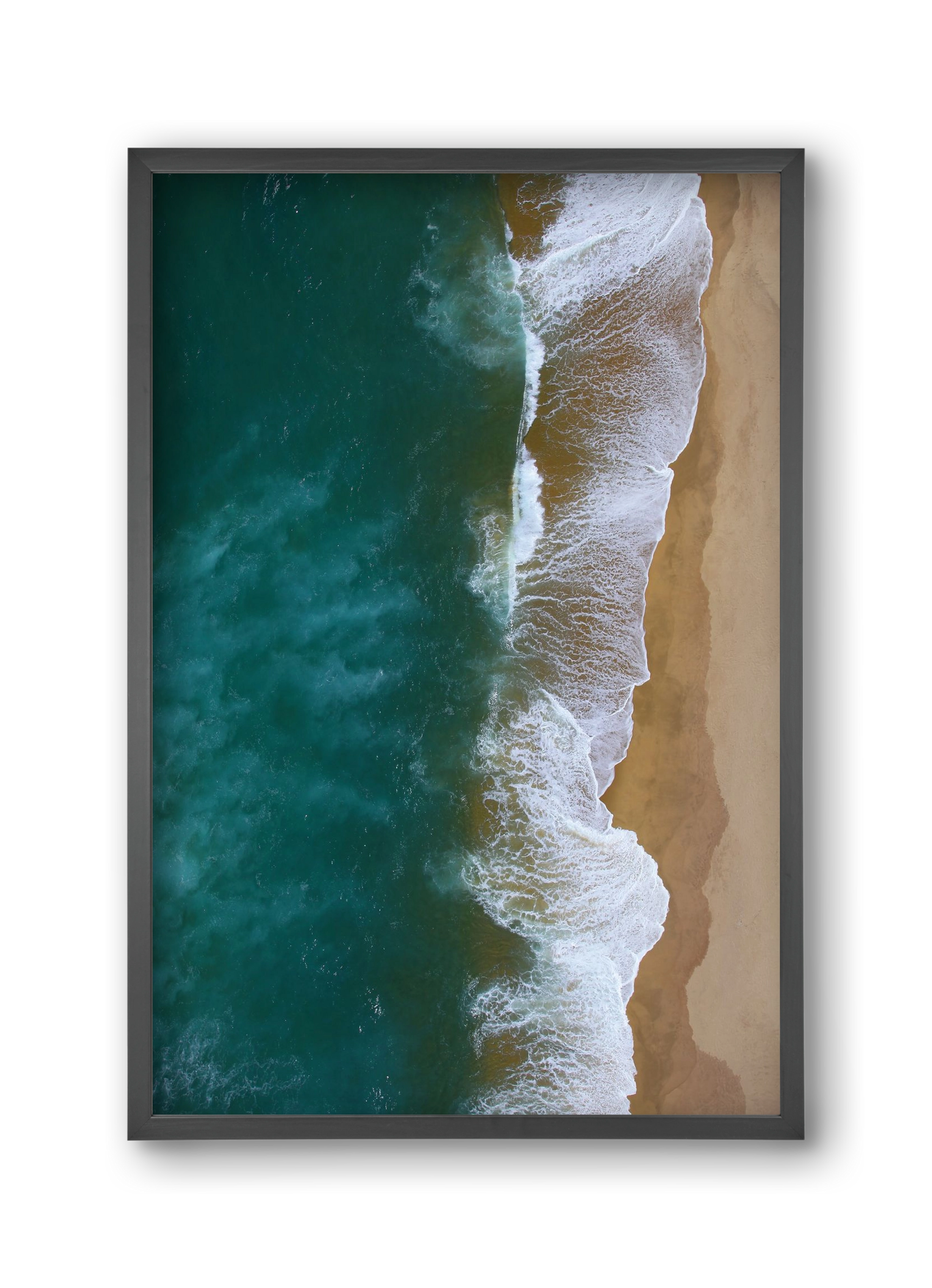 Shorelines, 30x45 cm (30x45 cm), Fekete keret