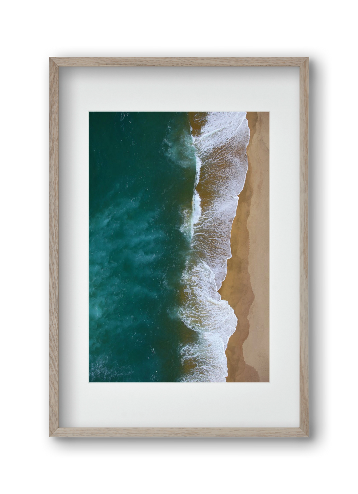 Shorelines, 30x45 cm (20x30 cm), Tölgy keret, paszpartuval