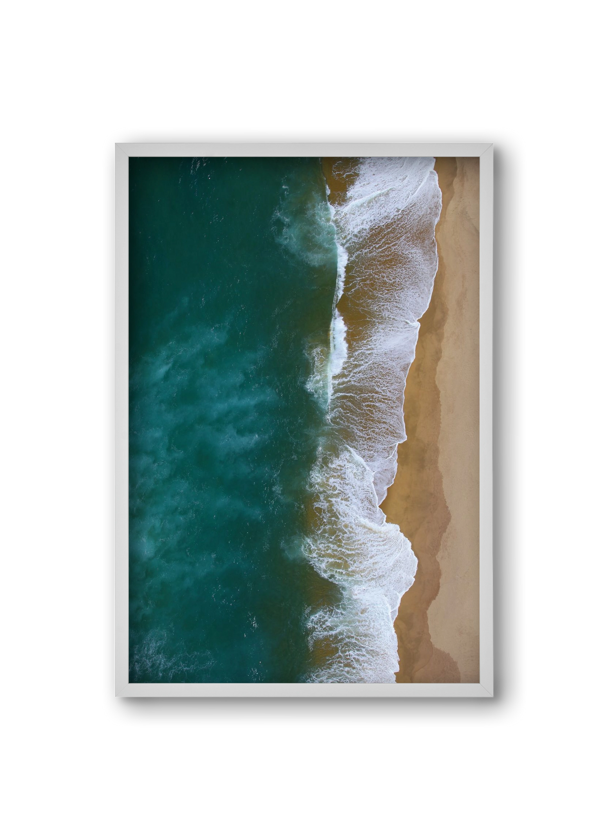 Shorelines, 20x30 cm (20x30 cm), Fehér keret