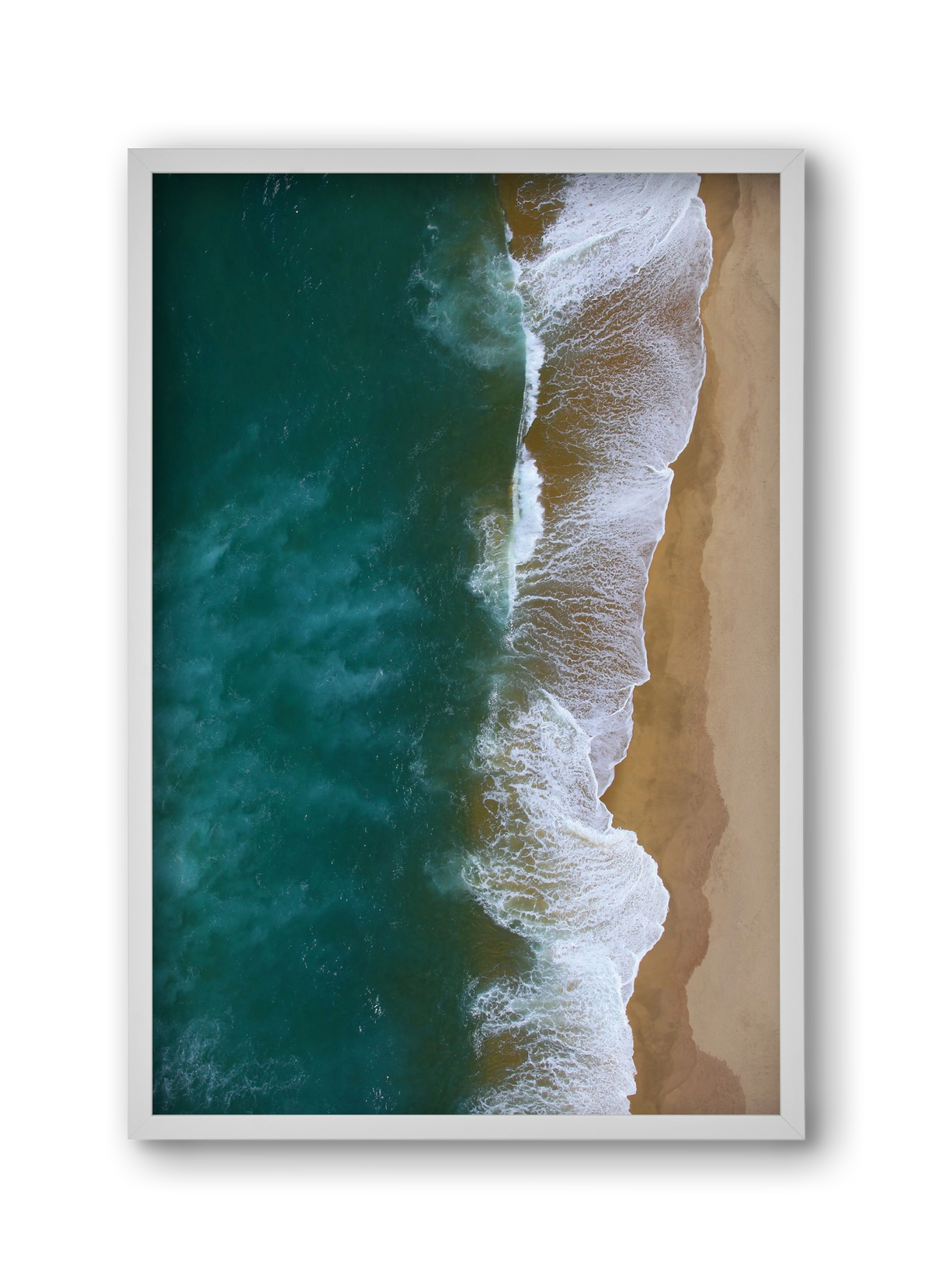 Shorelines, 30x45 cm (30x45 cm), Fehér keret