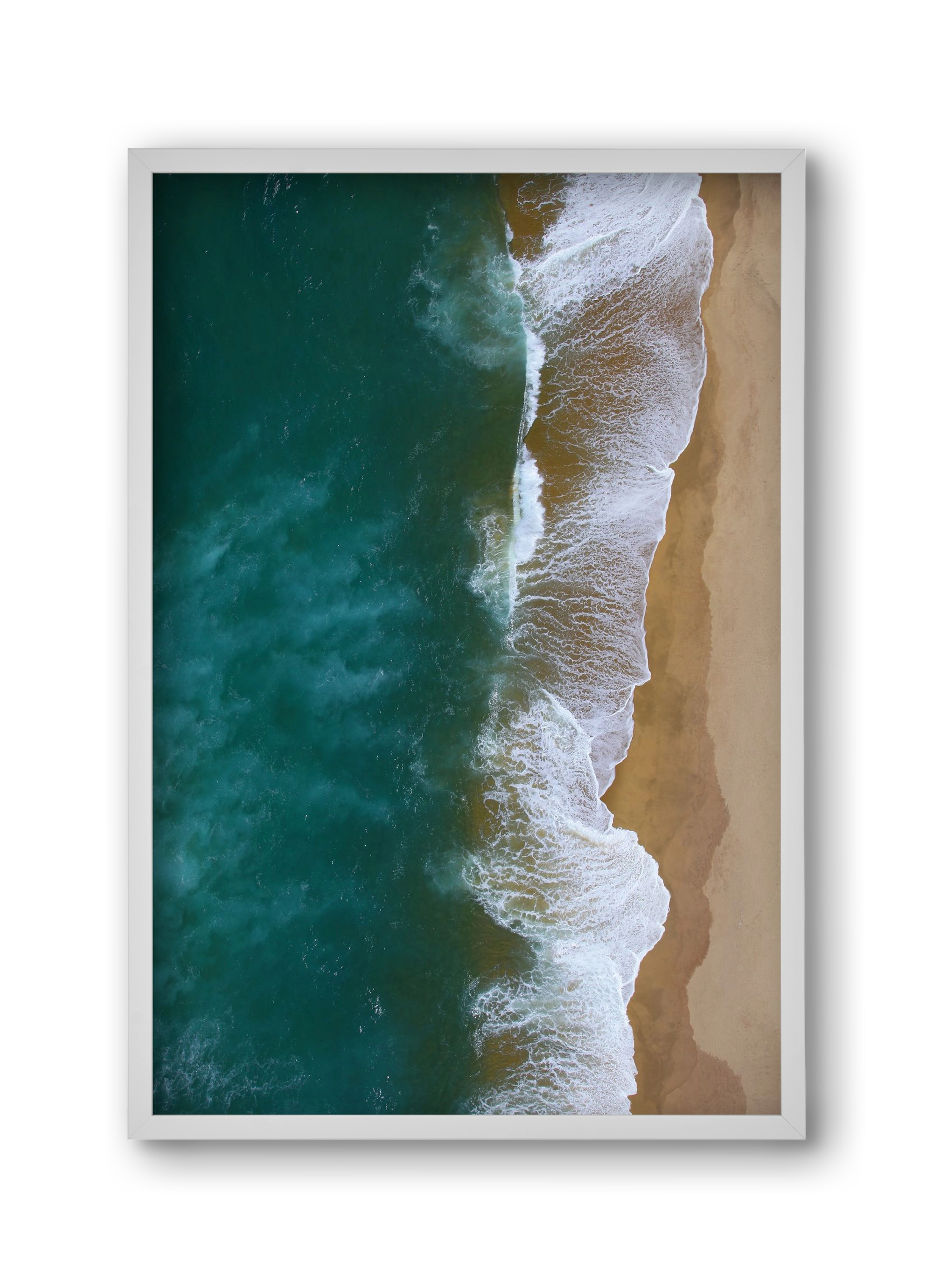 Shorelines, 30x45 cm (30x45 cm), Fehér keret