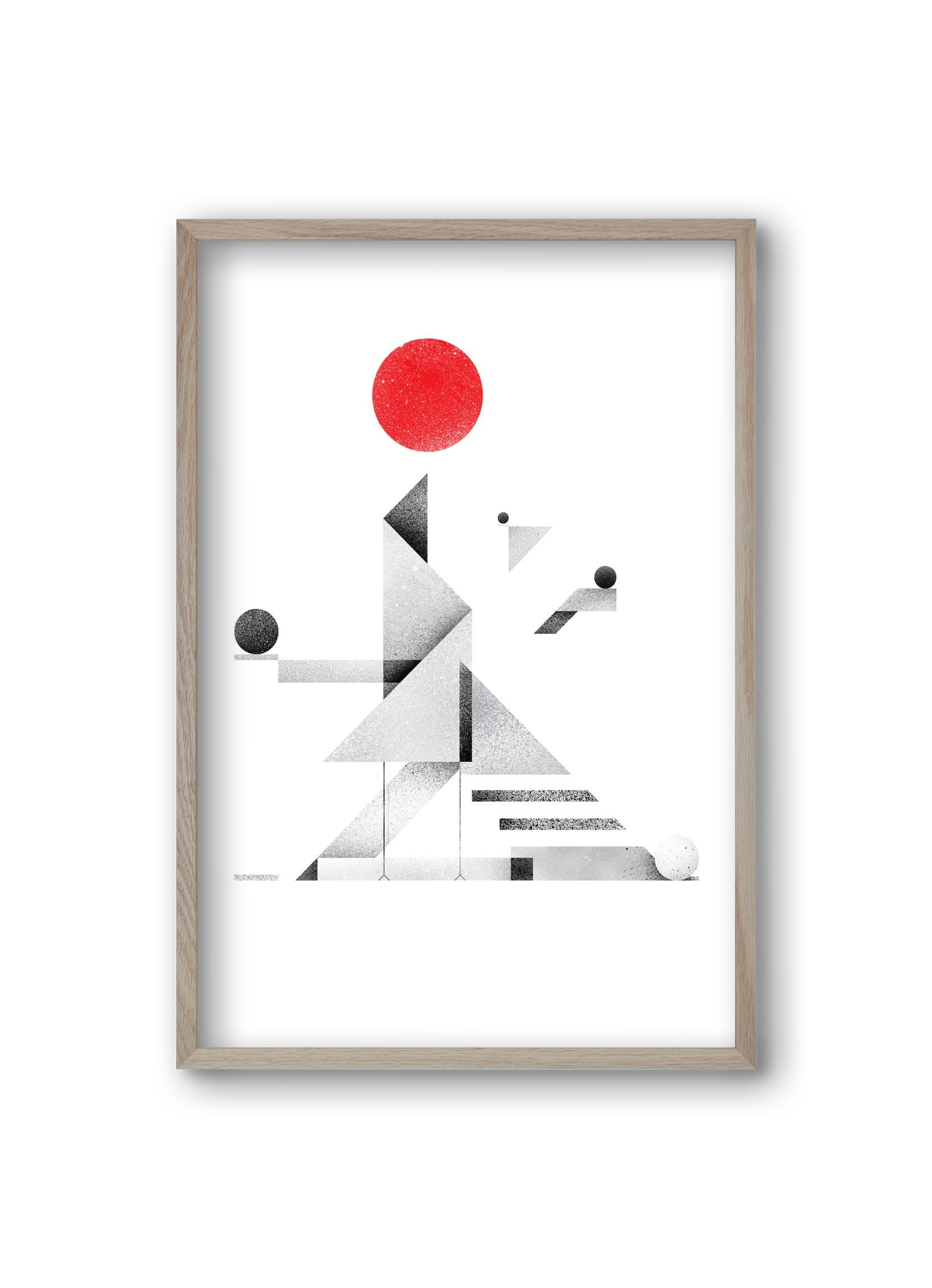 Bateau Livre, 20x30 cm (20x30 cm), Tölgy keret