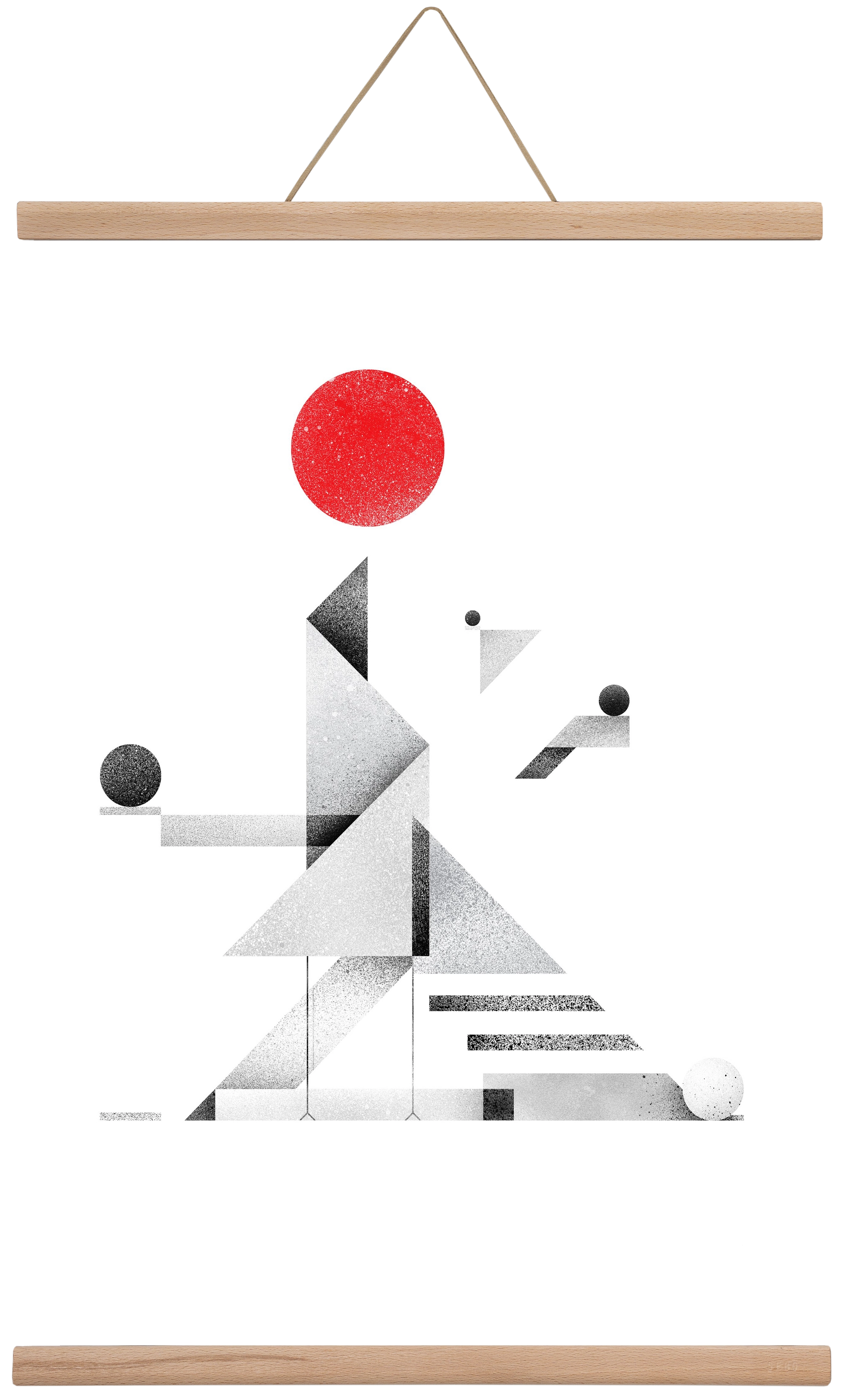 Bateau Livre, 40x60 cm (40x60 cm), Tölgy akasztó