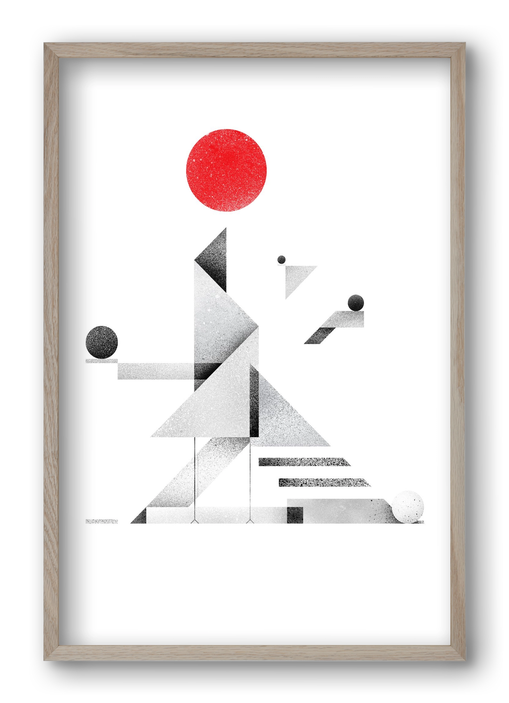 Bateau Livre, 40x60 cm (40x60 cm), Tölgy keret