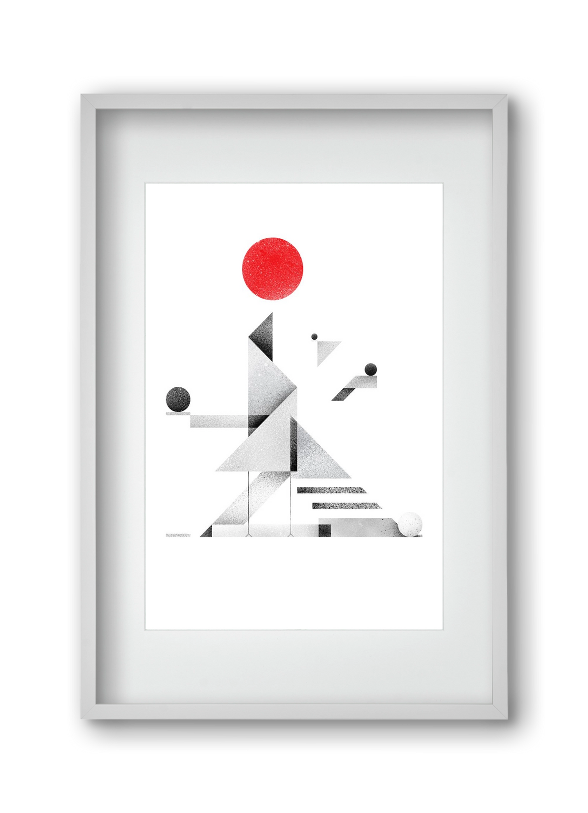 Bateau Livre, 30x45 cm (20x30 cm), Fehér keret, paszpartuval