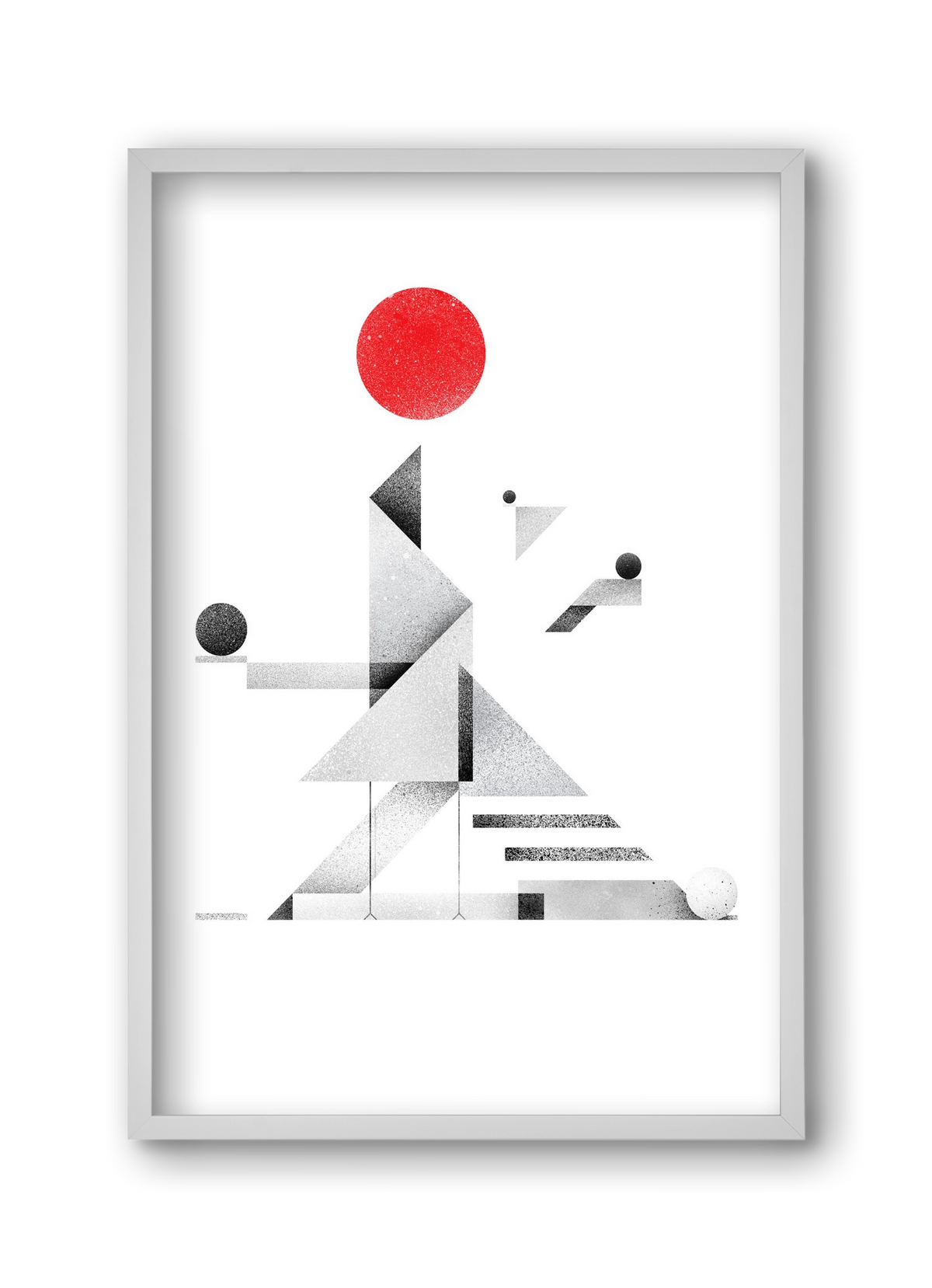 Bateau Livre, 30x45 cm (30x45 cm), Fehér keret